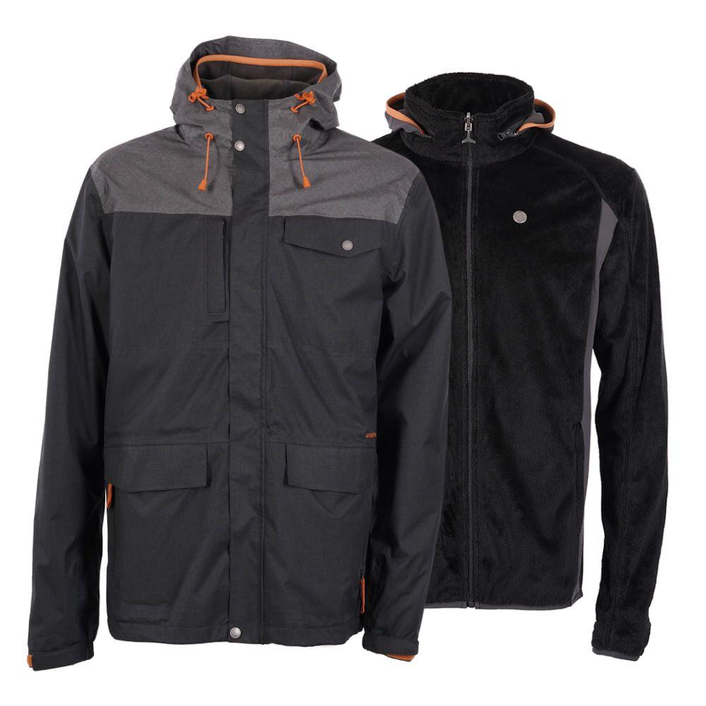 Chaqueta Hombre Kilperry Negro Haka Honu I18-5