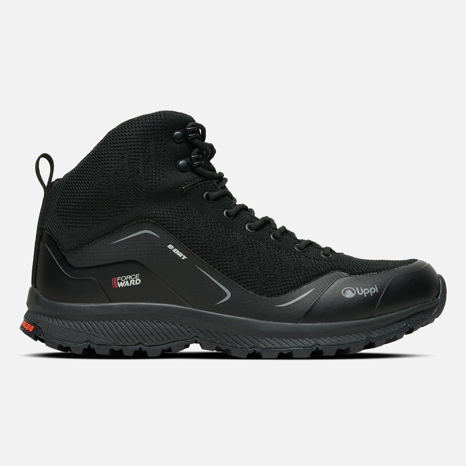 Botín Mujer Light Rock Mid ECO All Black Lippi-0
