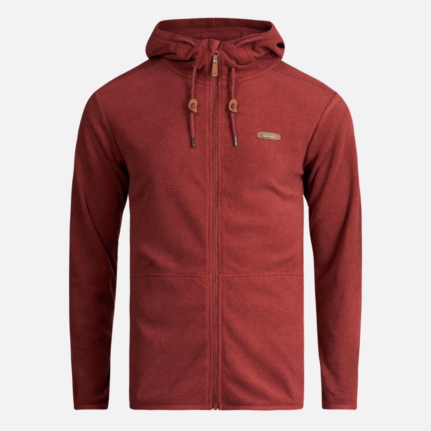 Poleron Teen Boy Stripes Nano-F Full Zip Hoody Vino Lippi I24-0