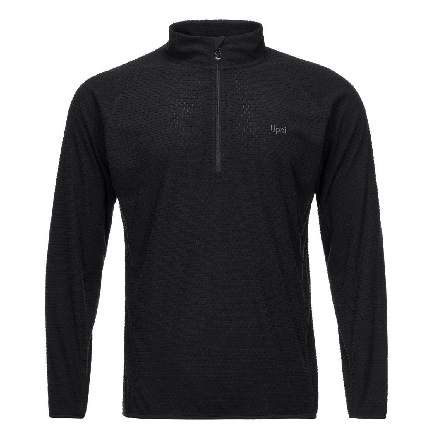 Poleron Hombre Jacaranda Nano-F 14 Zip Negro Lippi V23-0