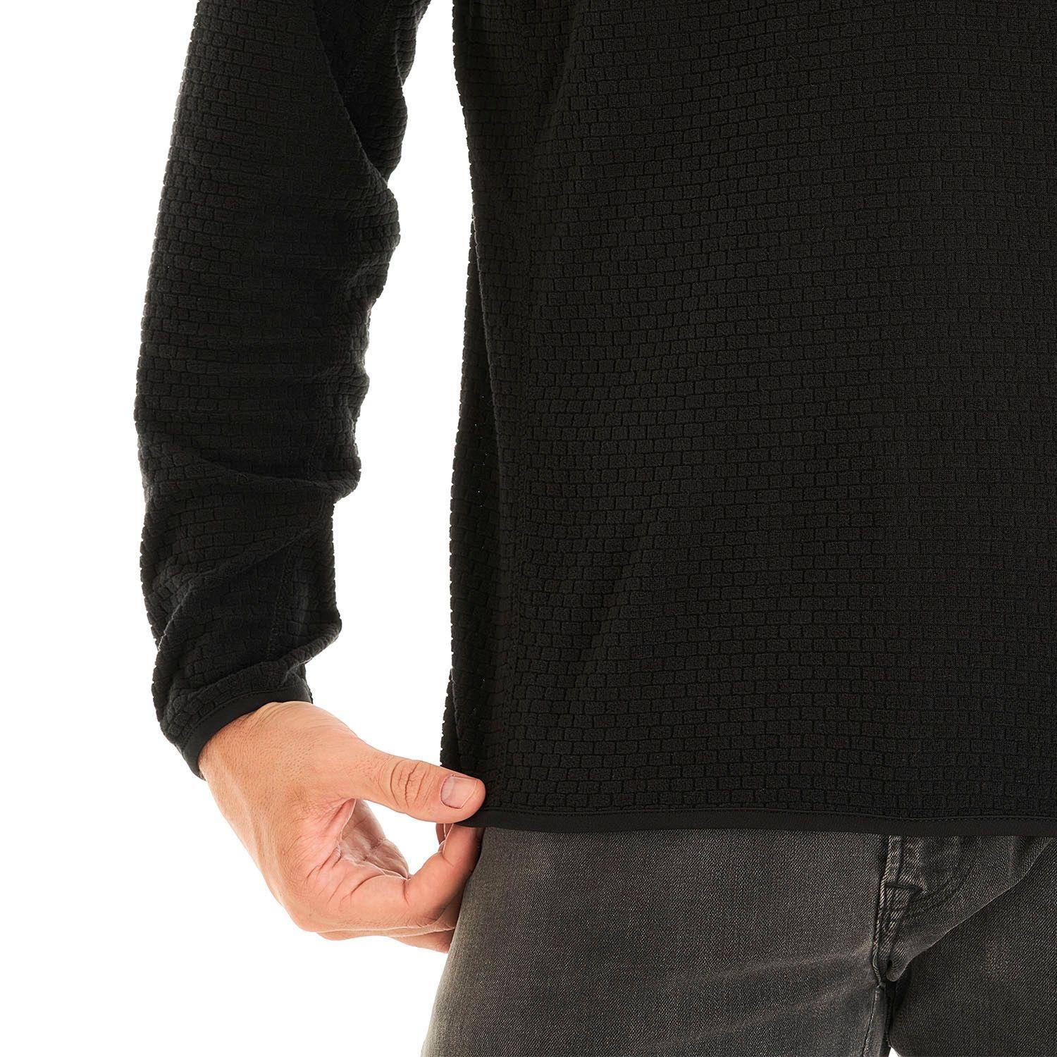 Poleron Hombre Jacaranda Nano-F 14 Zip Negro Lippi V23-7