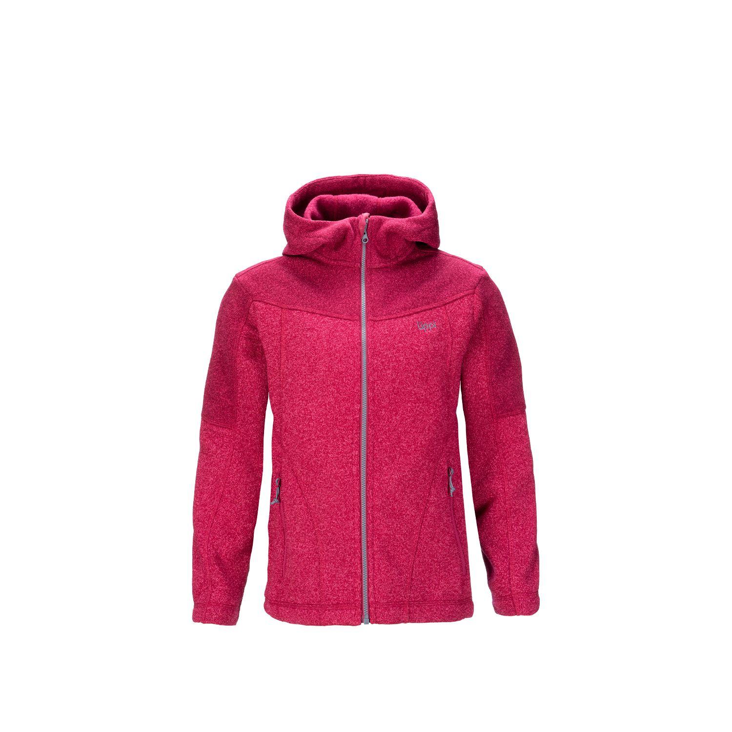 Chaqueta Niña Explorer Therm-Pro Hoody Jacket Melange Frambuesa Lippi-0