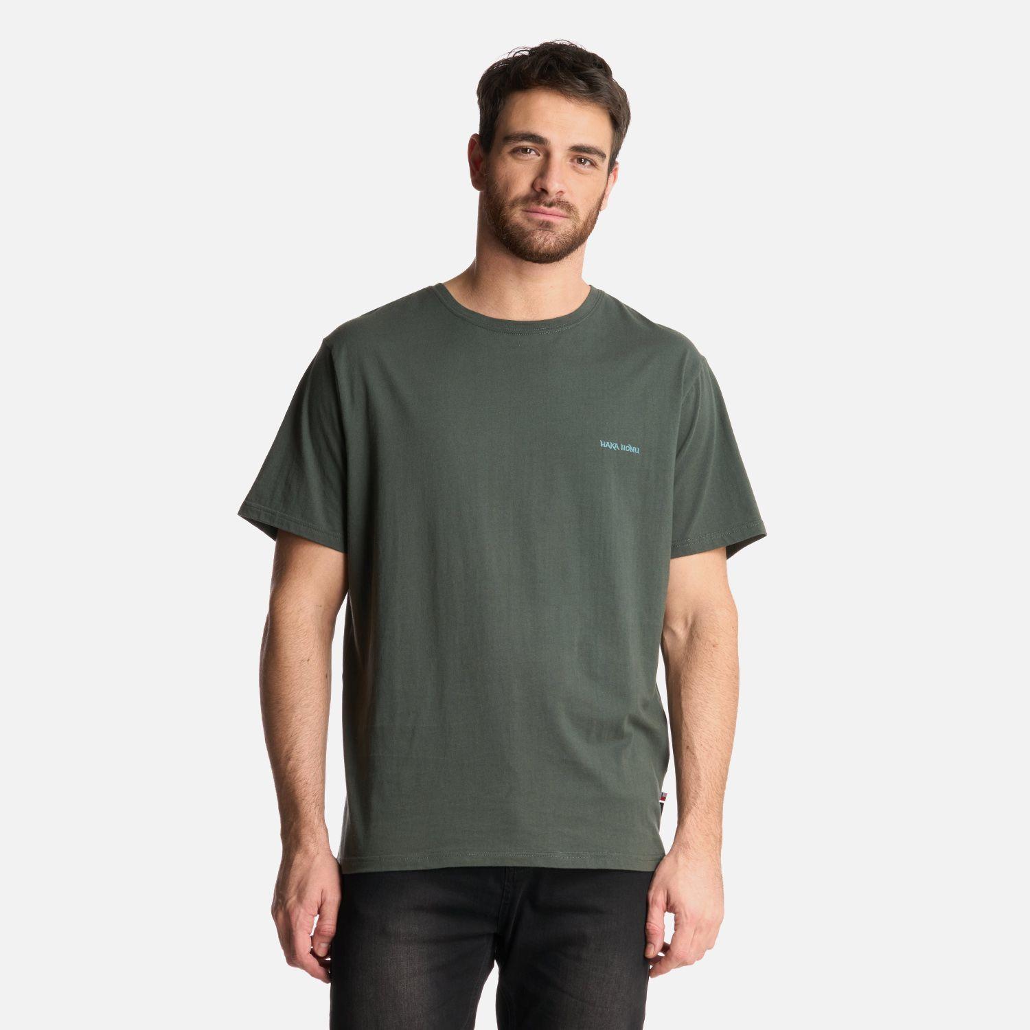 Polera Hombre Polo Verde Militar Haka Honu-0