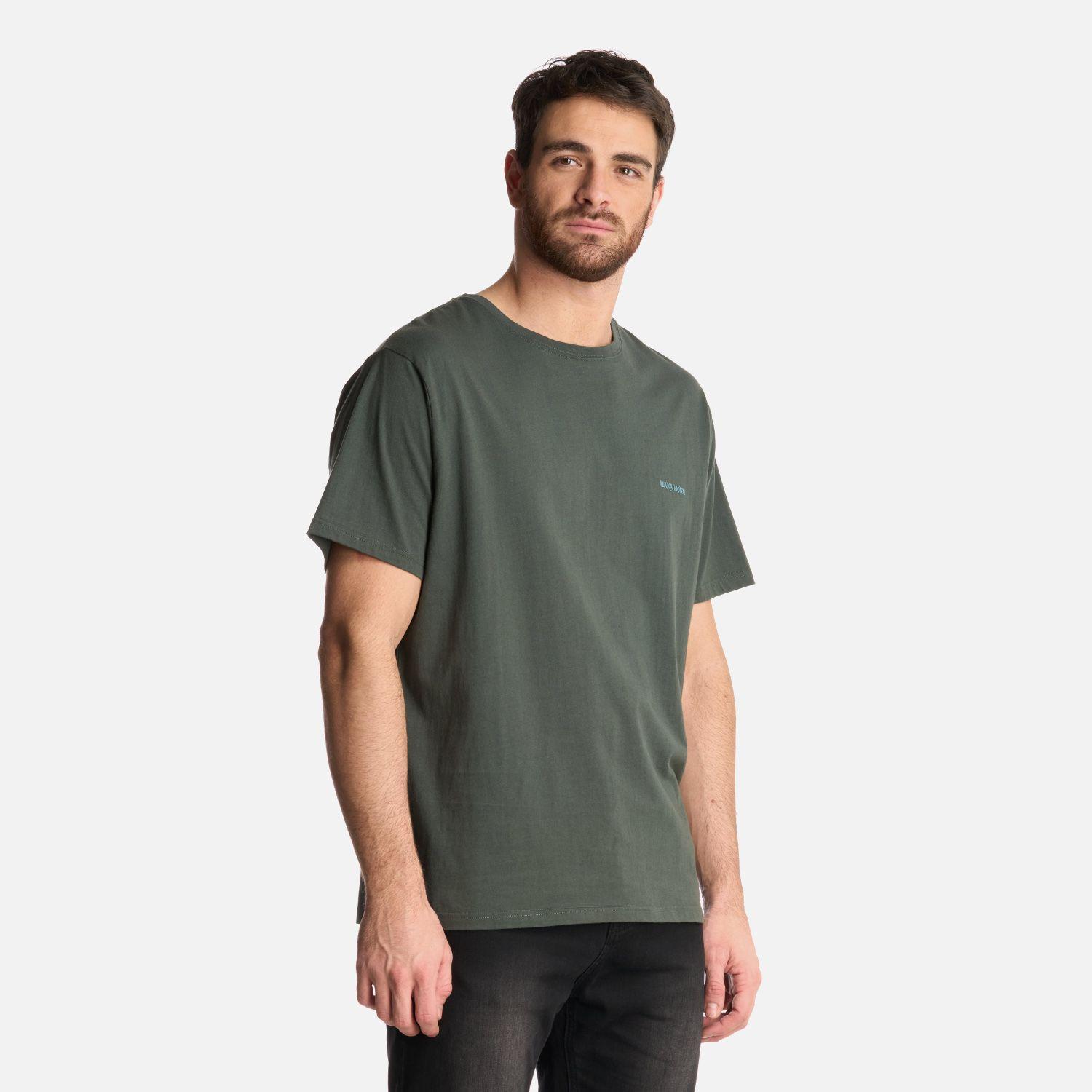 Polera Hombre Polo Verde Militar Haka Honu-1