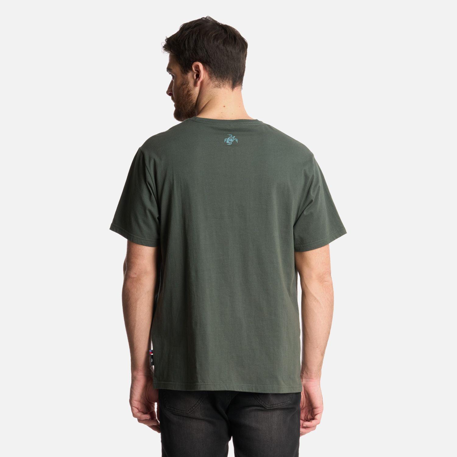 Polera Hombre Polo Verde Militar Haka Honu-2