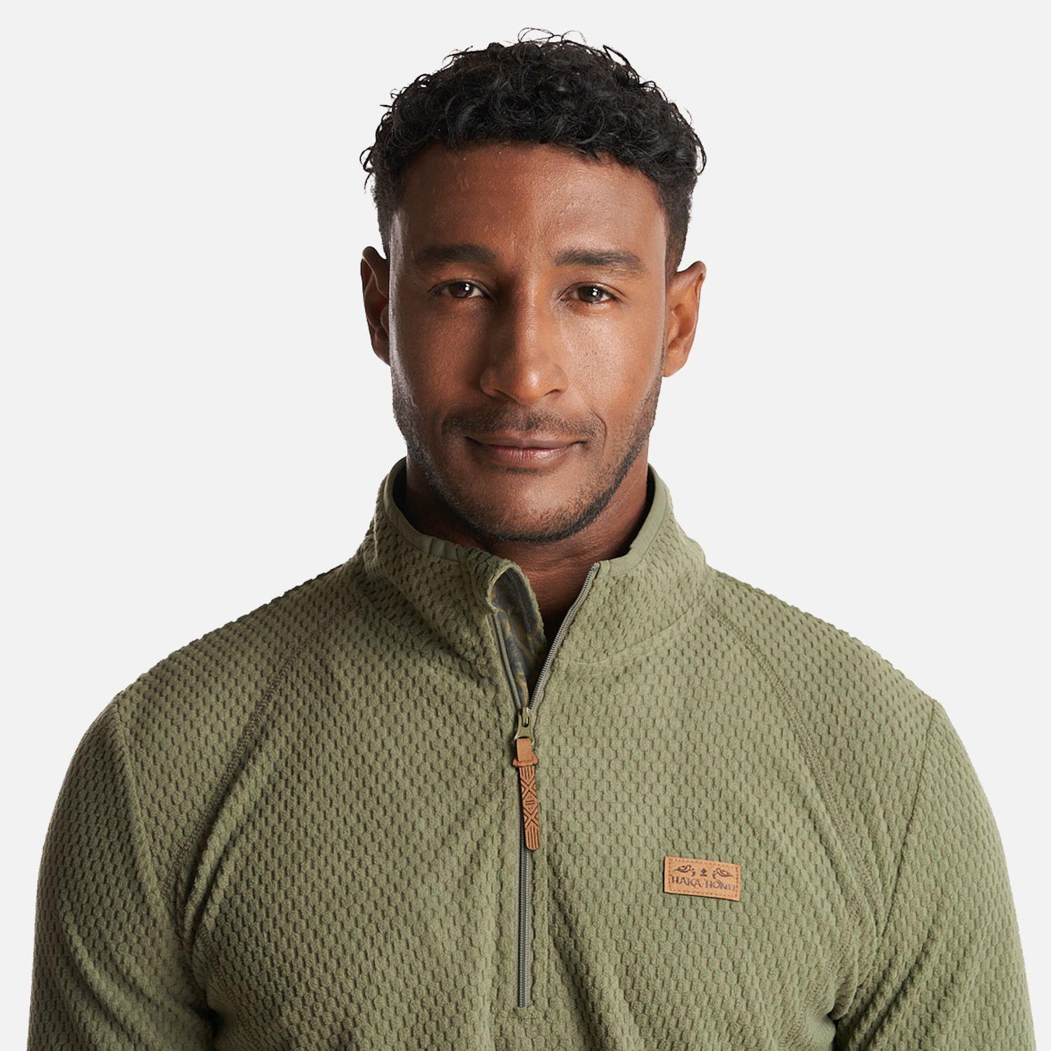 Poleron Hombre Taina Verde Militar Haka Honu I23-8