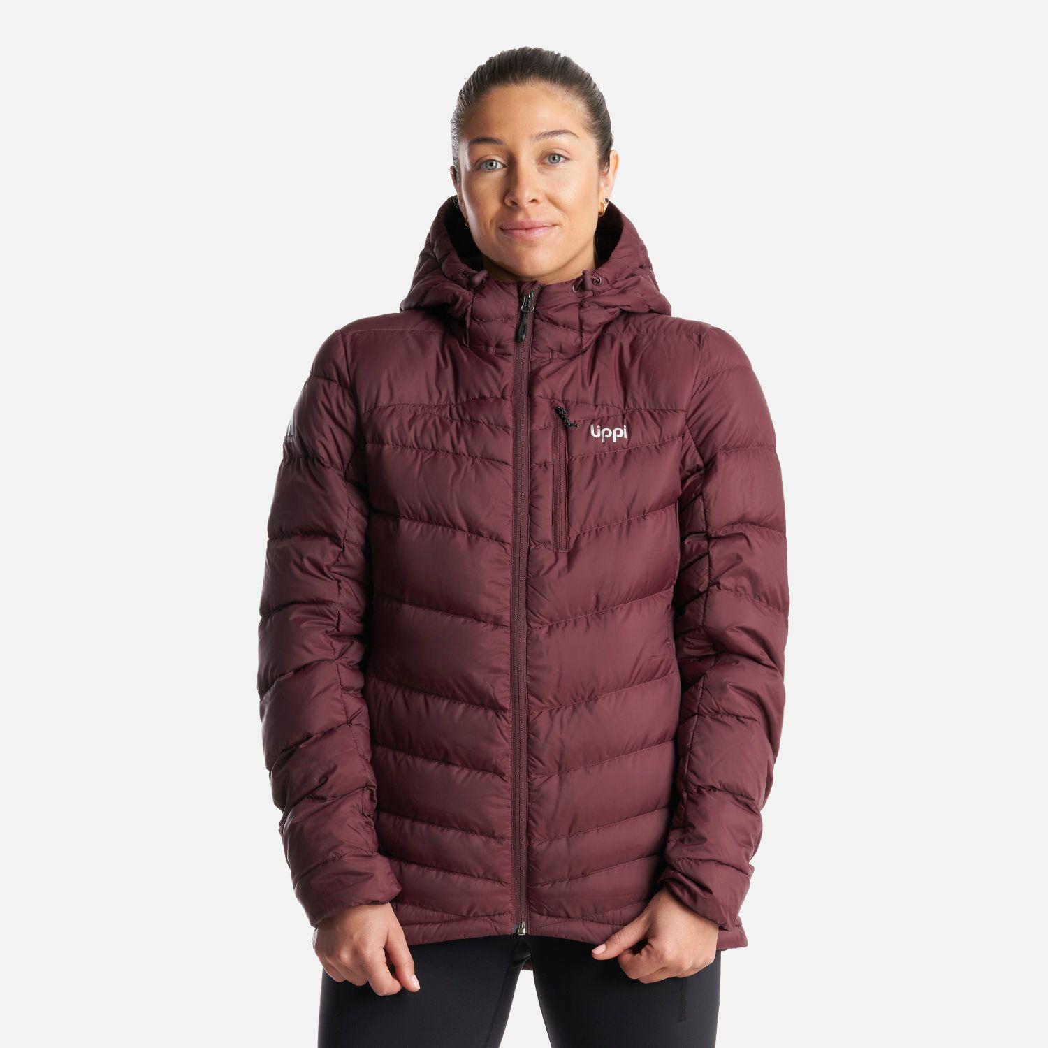 Chaqueta Mujer Bazpur Down Hoody Jacket Burdeo Lippi I23-1