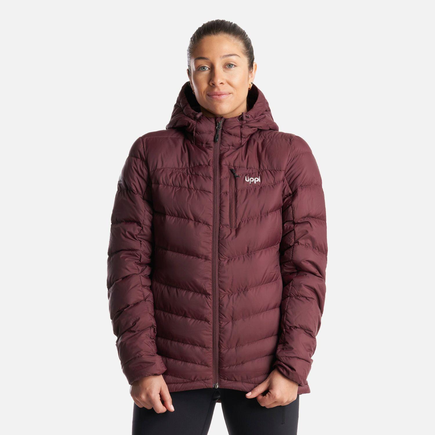 Chaqueta Mujer Bazpur Down Hoody Jacket Burdeo Lippi-1