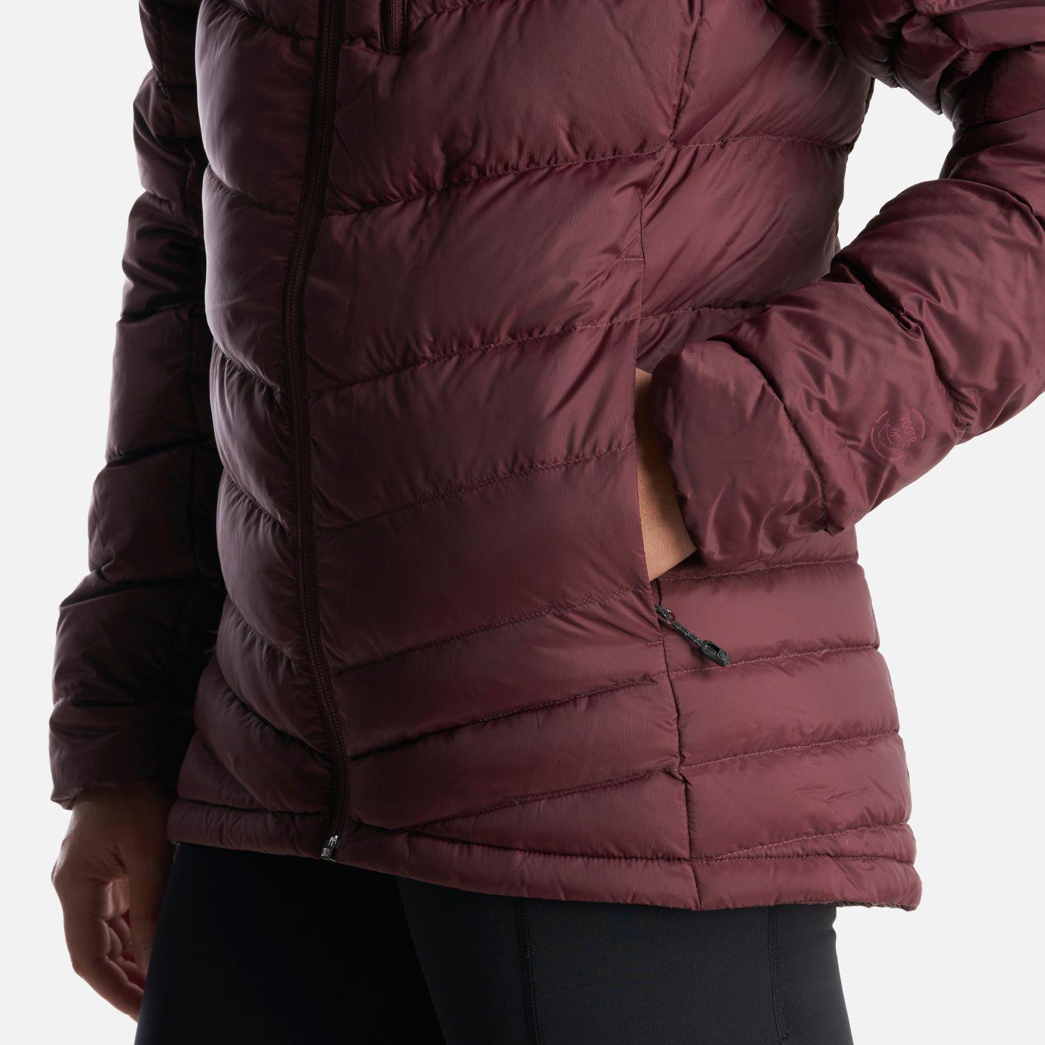 Chaqueta Mujer Bazpur Down Hoody Jacket Burdeo Lippi-5
