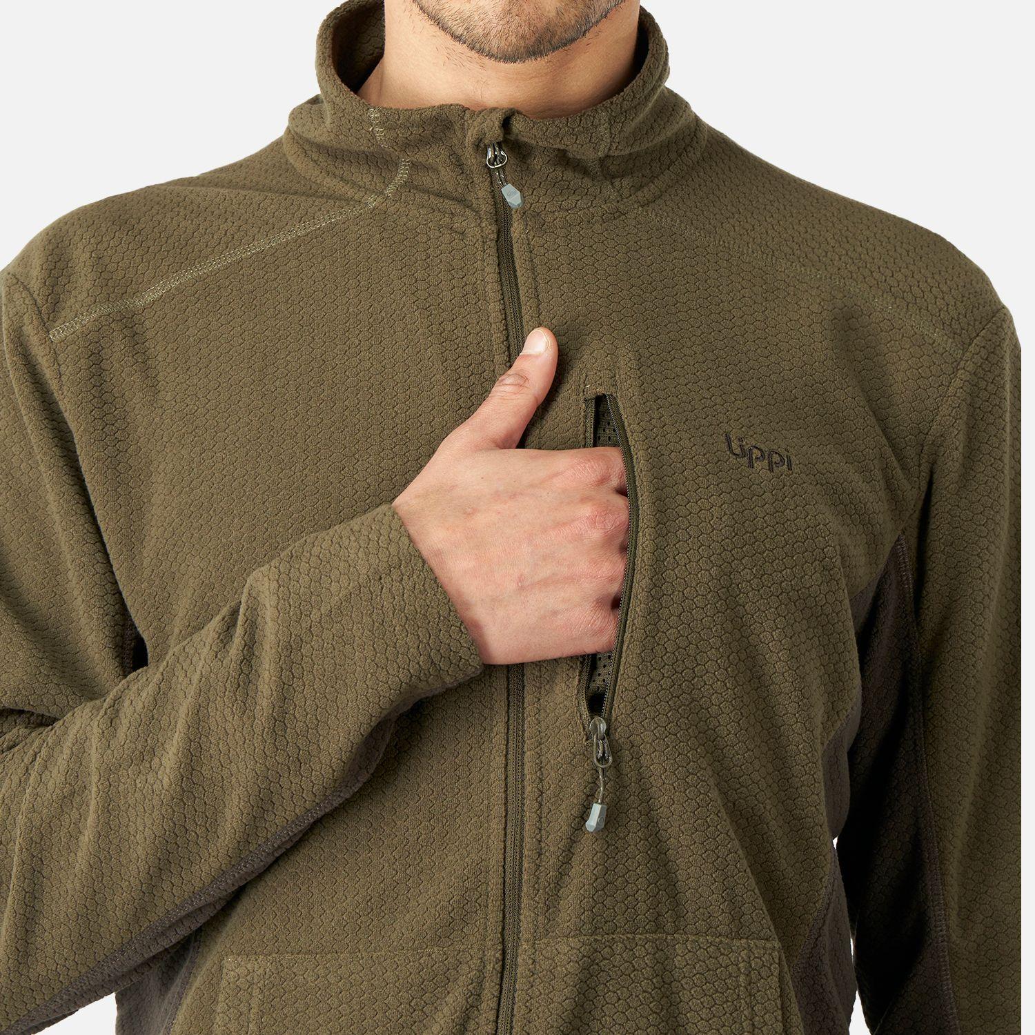 Poleron Hombre Numan Nano-F Jacket Oliva Oscuro Lippi-3