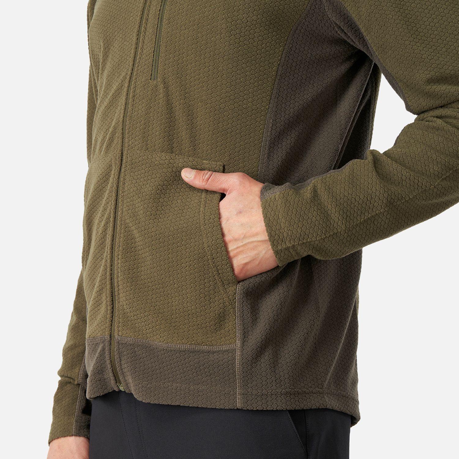 Poleron Hombre Numan Nano-F Jacket Oliva Oscuro Lippi-4