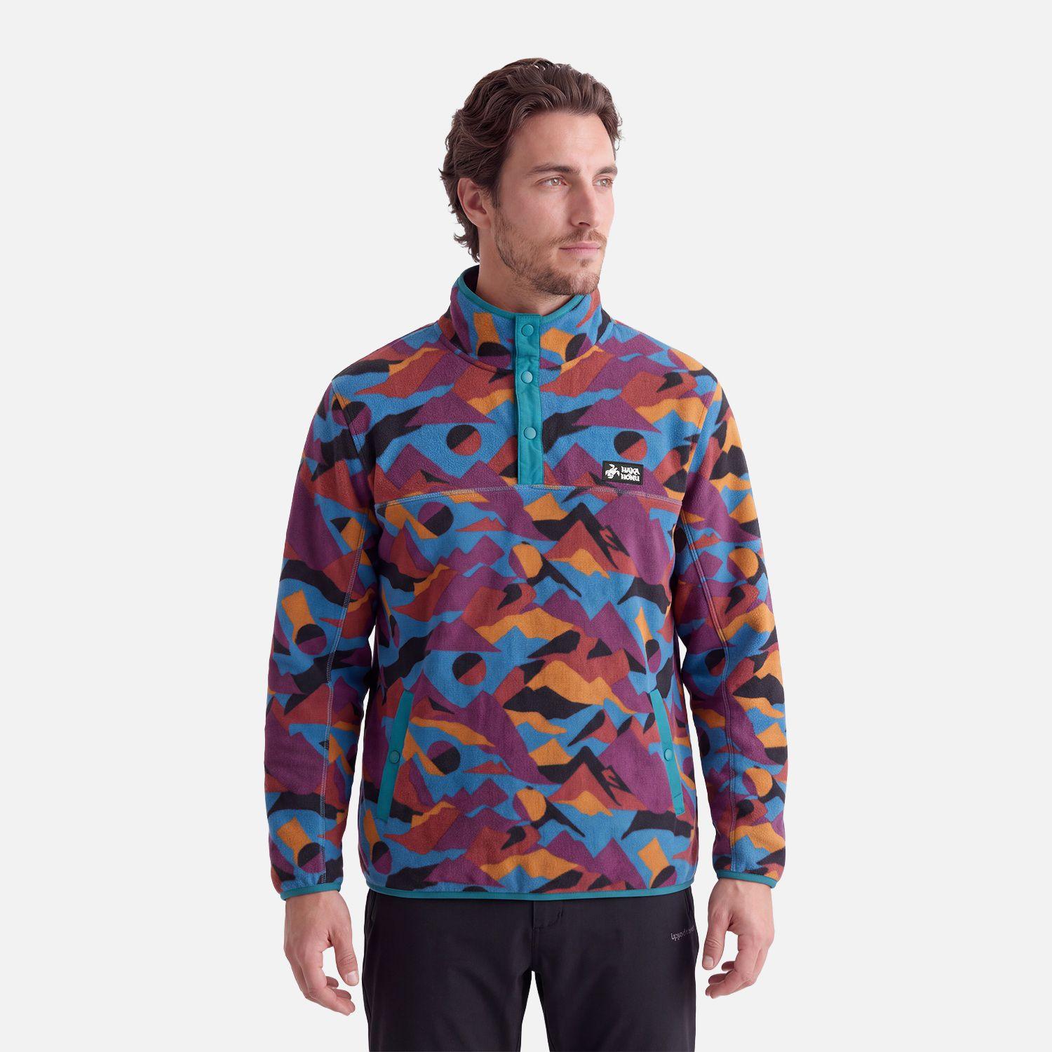Polar Hombre Tokerau Print Morado Oscuro Haka Honu V27-0