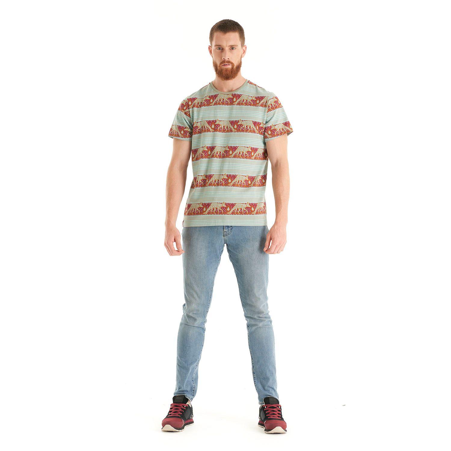 Polera Hombre Cola de Zorro Gris Haka Honu-8