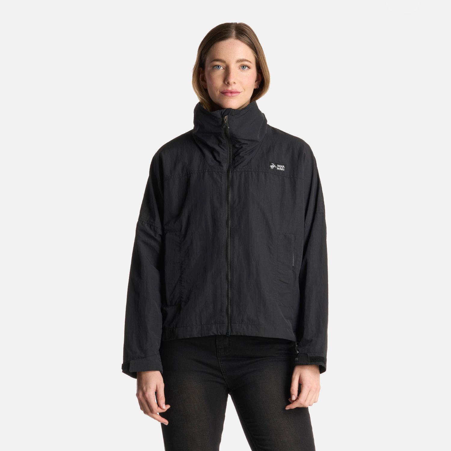 Chaqueta Mujer Hija Del Viento Negro Haka Honu-0
