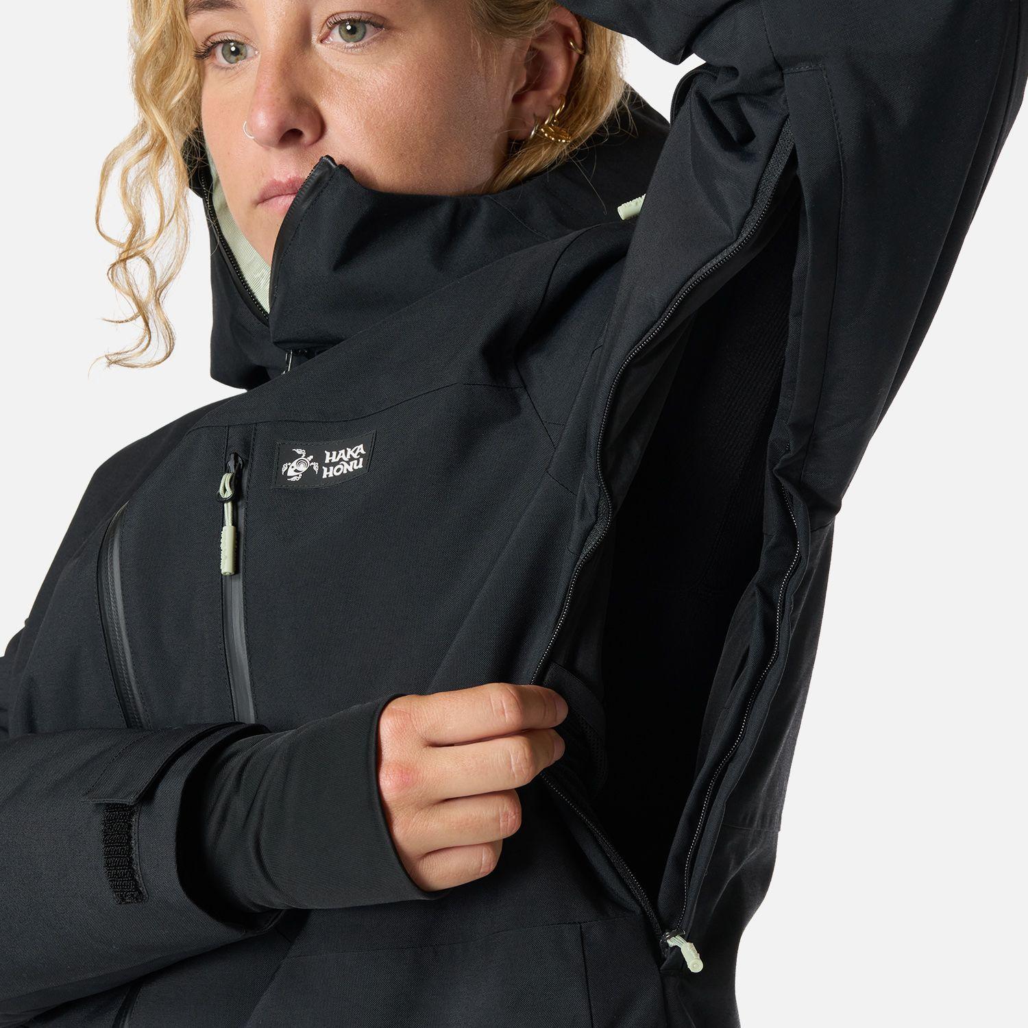 Chaqueta Mujer Yeti Negro Haka Honu I26-5