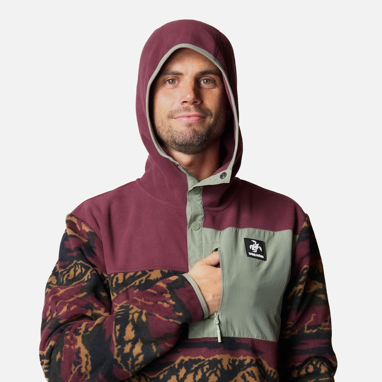 Polar Hombre Tokerau Hoody Burdeo Haka Honu-3