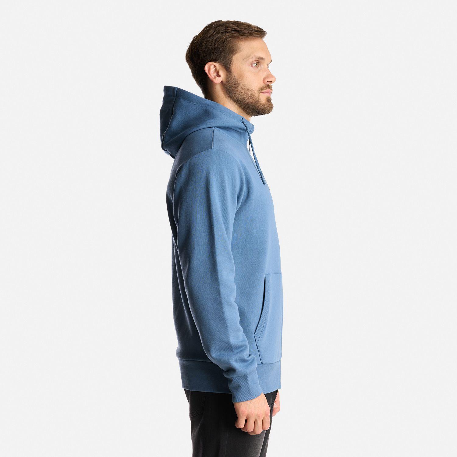 Poleron Hombre Ulmo Full Zip Hoody Sweatshirt Azul Grisaceo Lippi-3