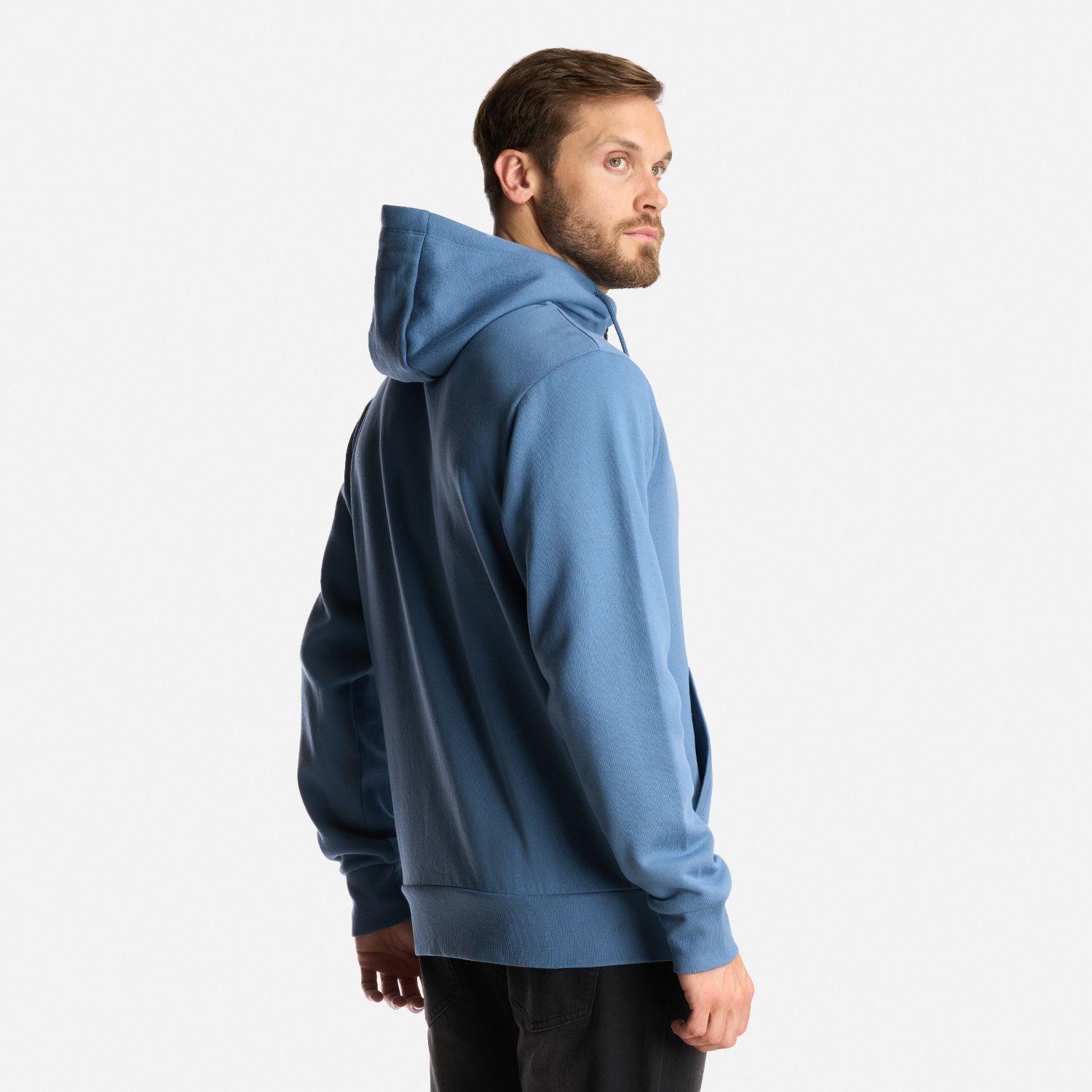 Poleron Hombre Ulmo Full Zip Hoody Sweatshirt Azul Grisaceo Lippi-4