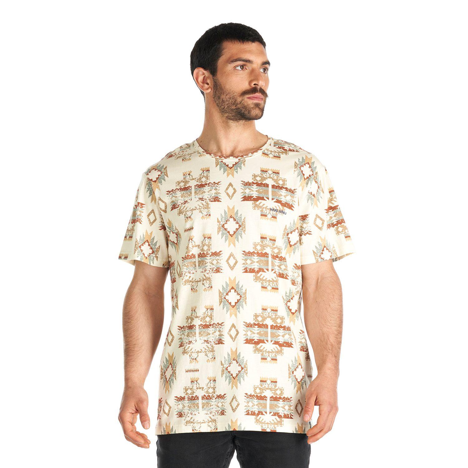 Polera Hombre Azteca Crudo Haka Honu-1