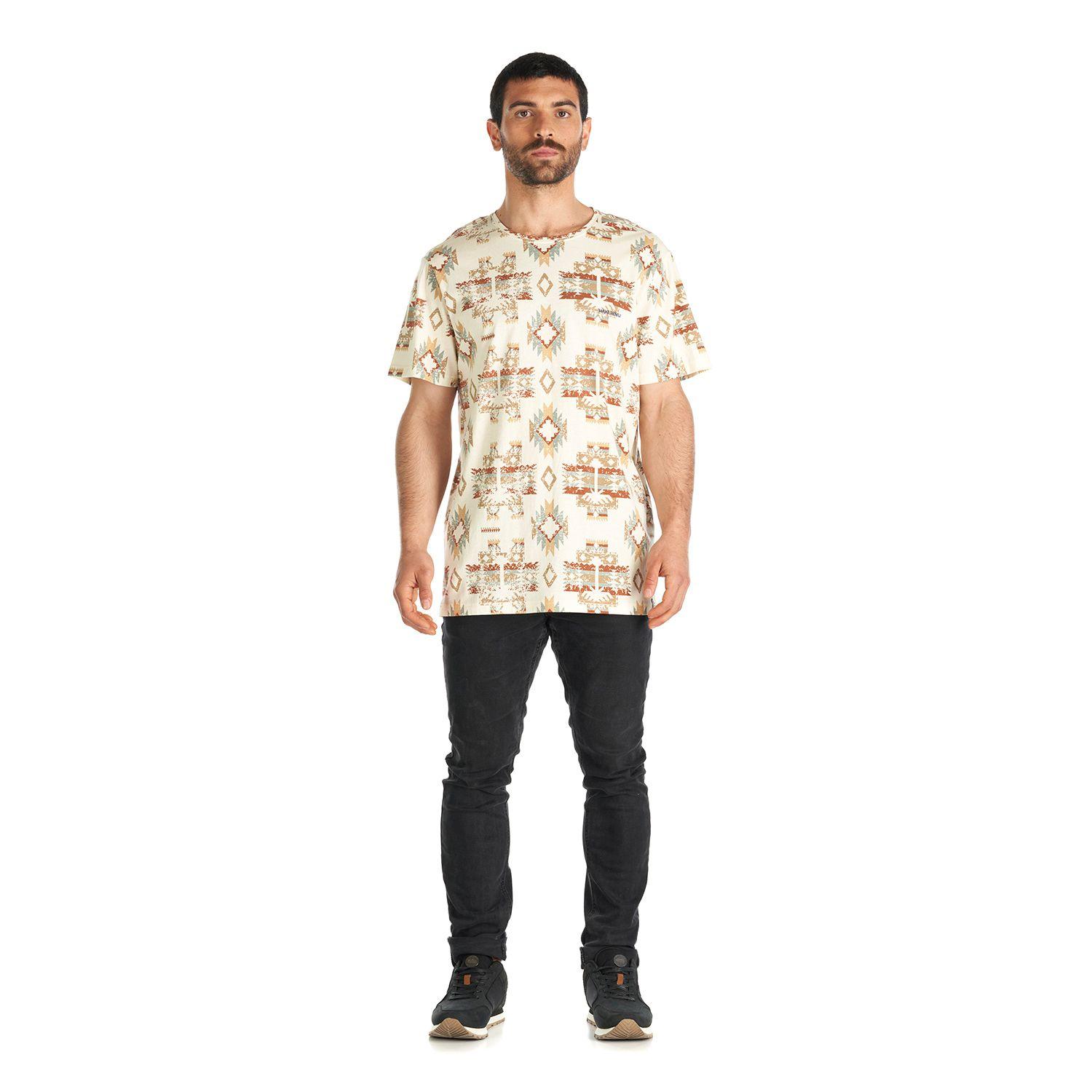 Polera Hombre Azteca Crudo Haka Honu-7
