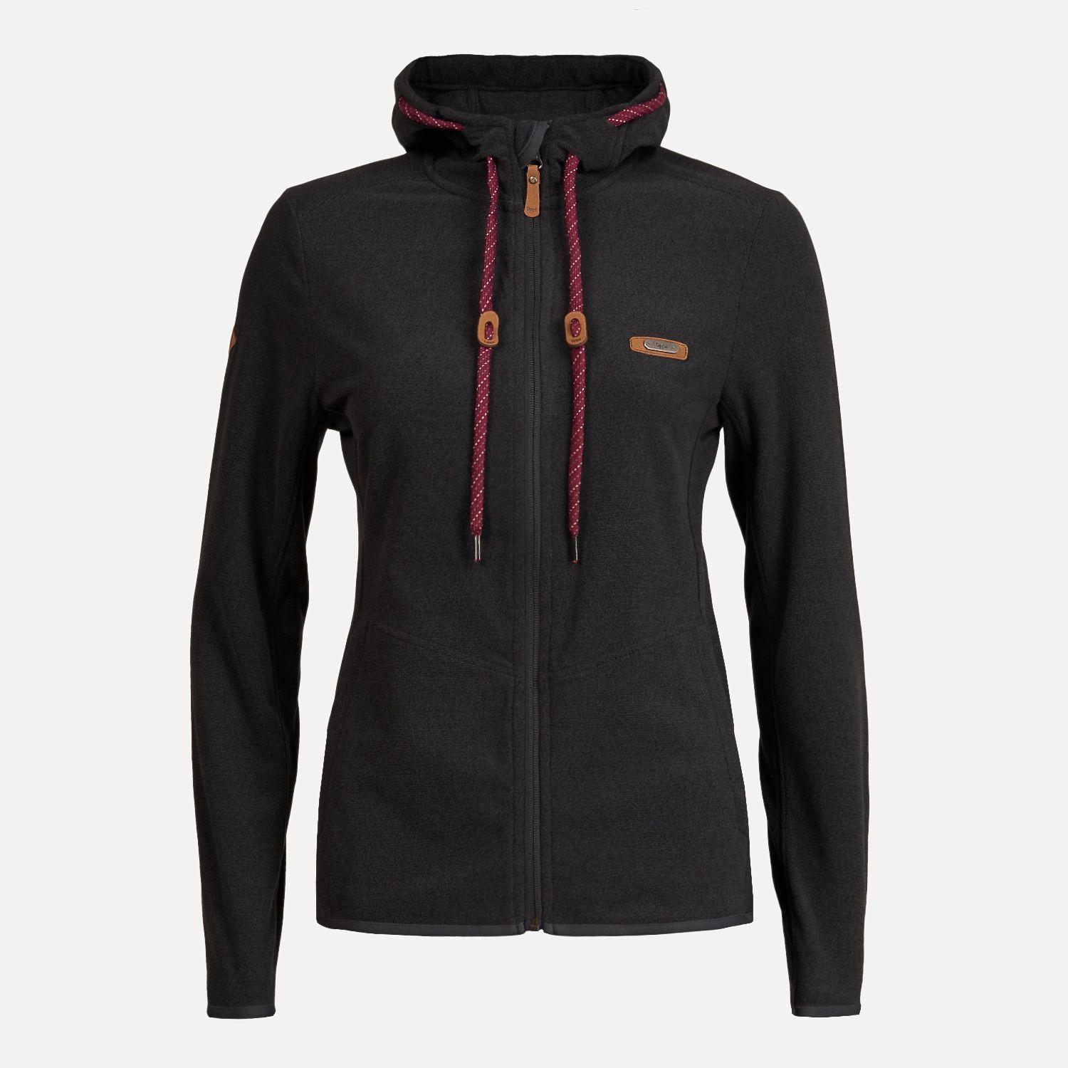 Poleron Mujer Stripes Nano-F Full Zip Hoody Grafito Lippi V22-0