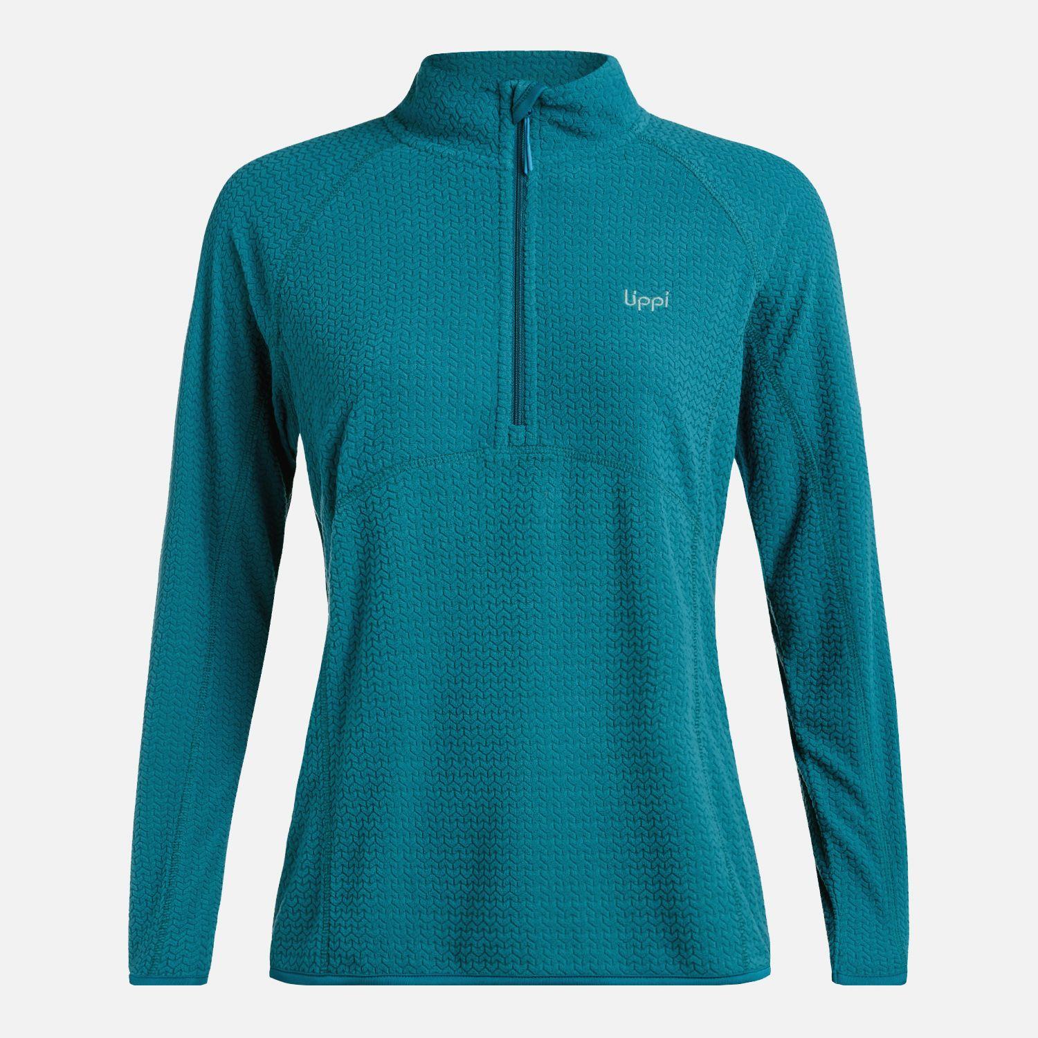 Polerón Mujer Jacaranda Nano-F 14 Zip Turquesa Lippi I25-5