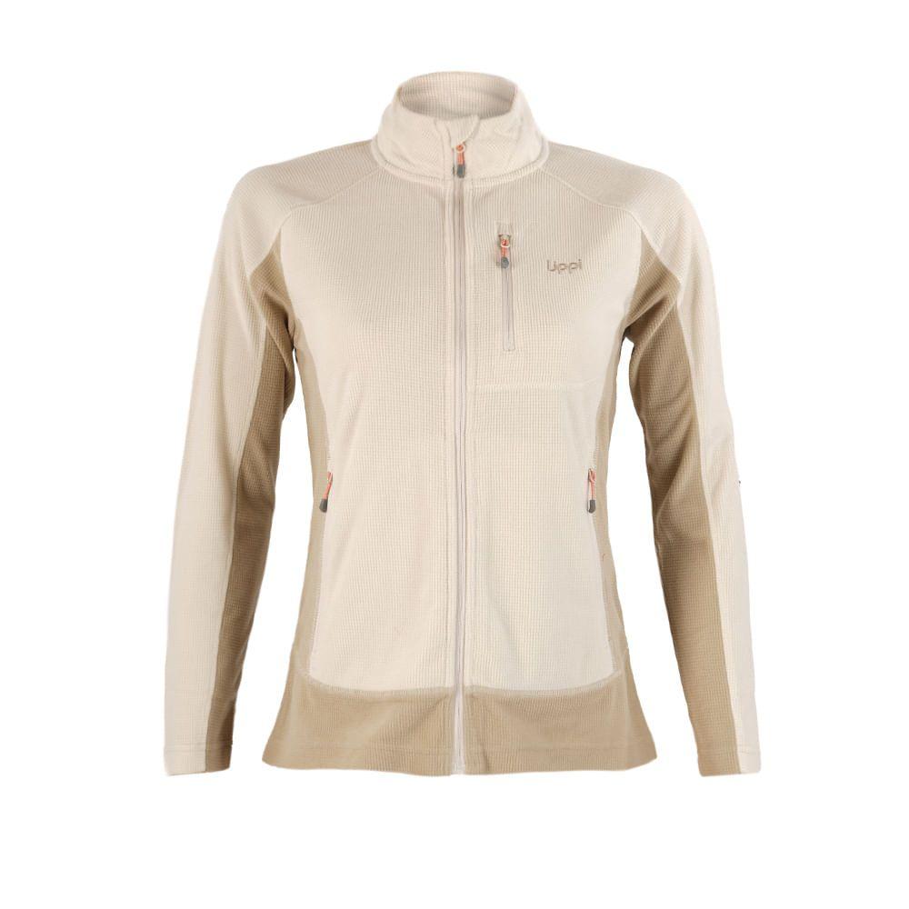 Poleron Mujer Numan Nano-F Jacket Crema Lippi-0