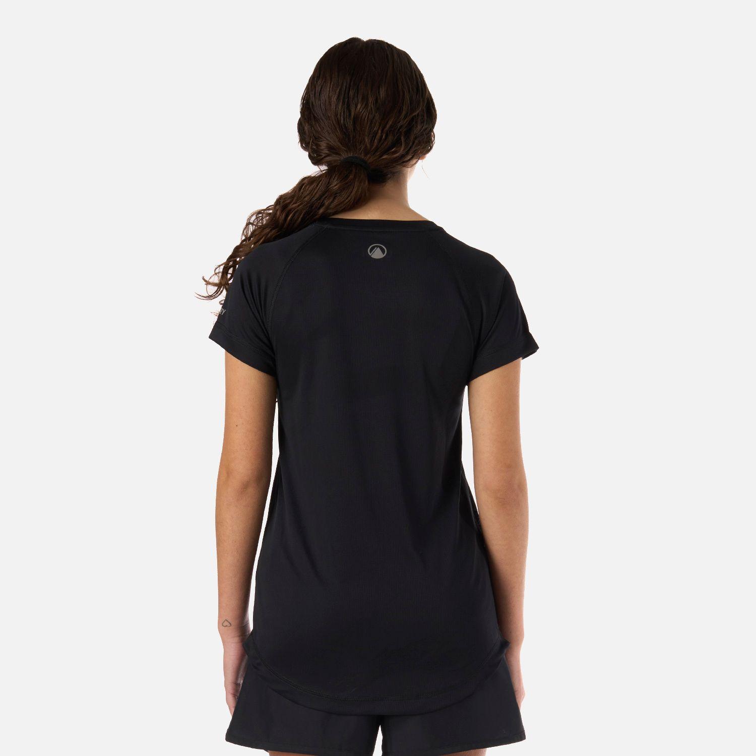 Polera Teen Girl Core Q-Dry T-Shirt Negro Lippi V26-2