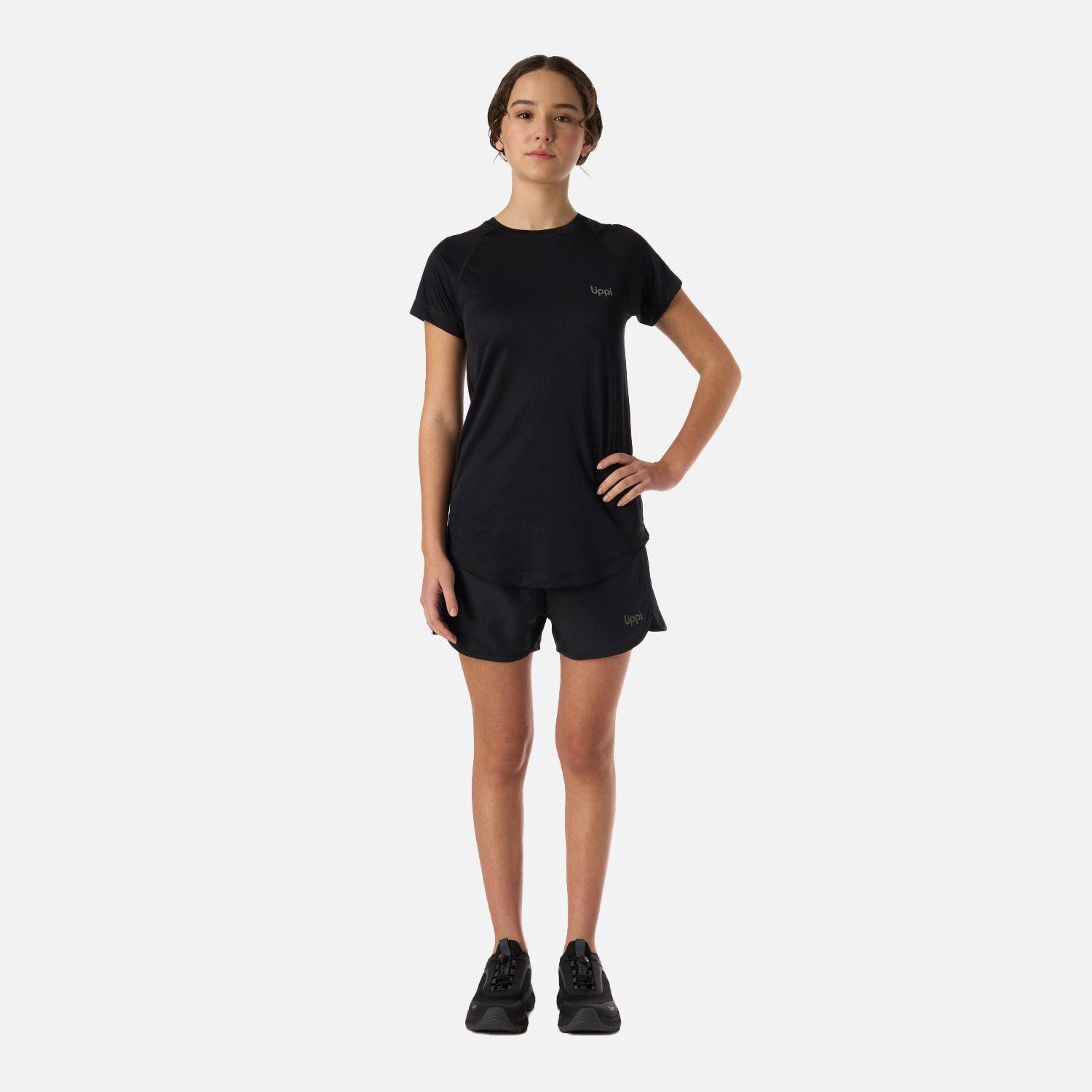 Polera Teen Girl Core Q-Dry T-Shirt Negro Lippi V26-4