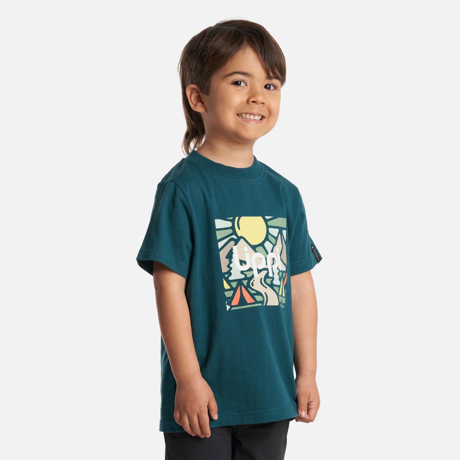Polera Niño Logo Lippi T-Shirt Petroleo Lippi-2