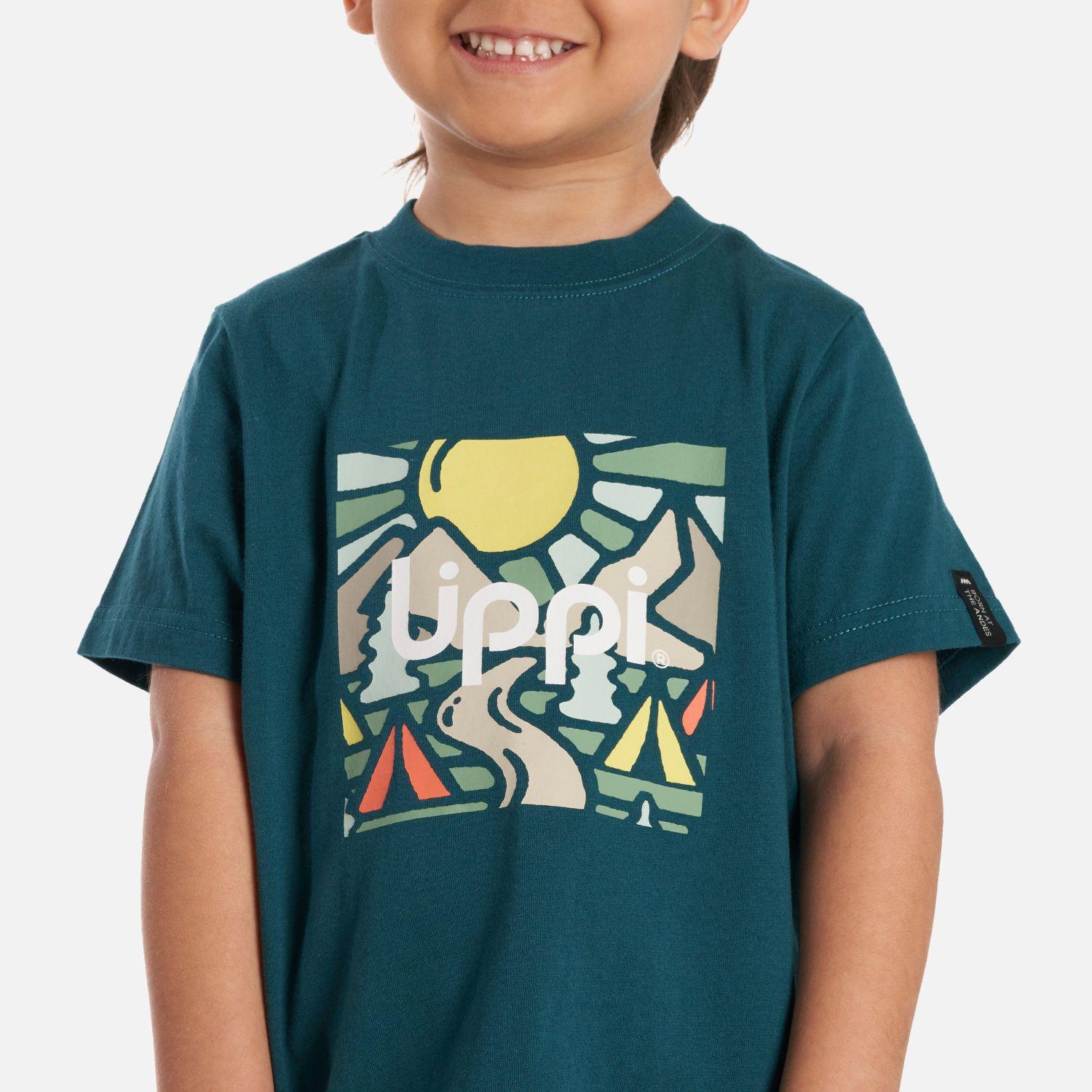 Polera Niño Logo Lippi T-Shirt Petroleo Lippi-4