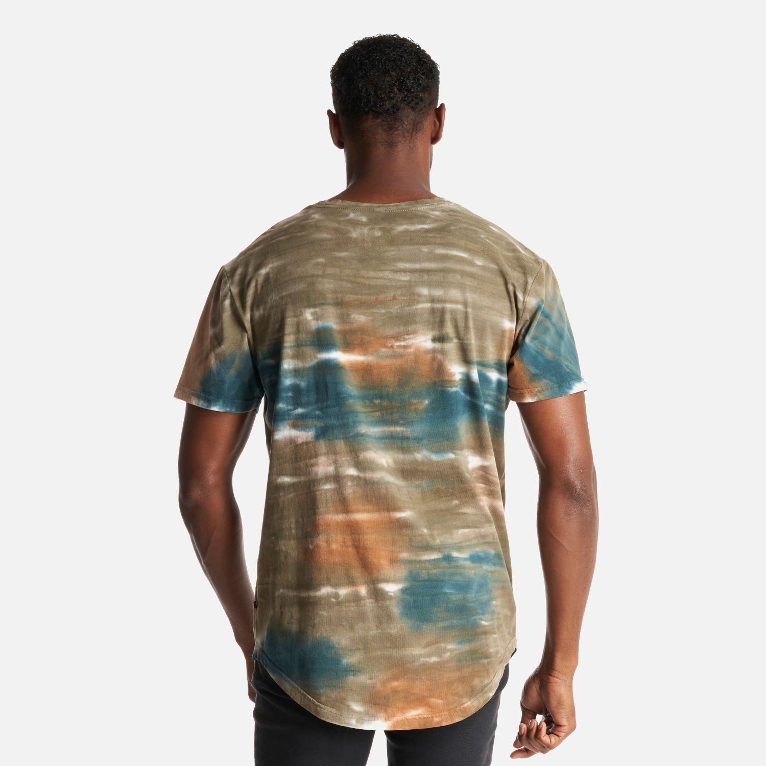 Polera Hombre Rastro Print Beige Haka Honu-3