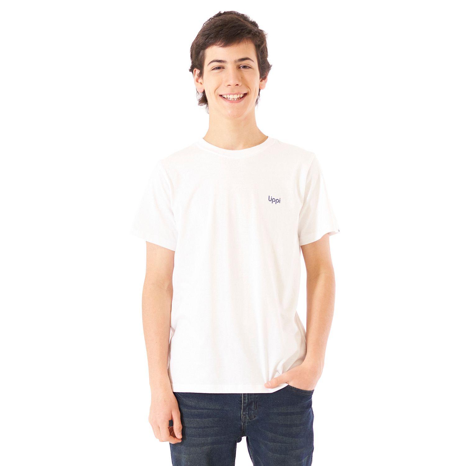 Polera Teen Boy Mountain UV-Stop T-Shirt Blanco Lippi-1