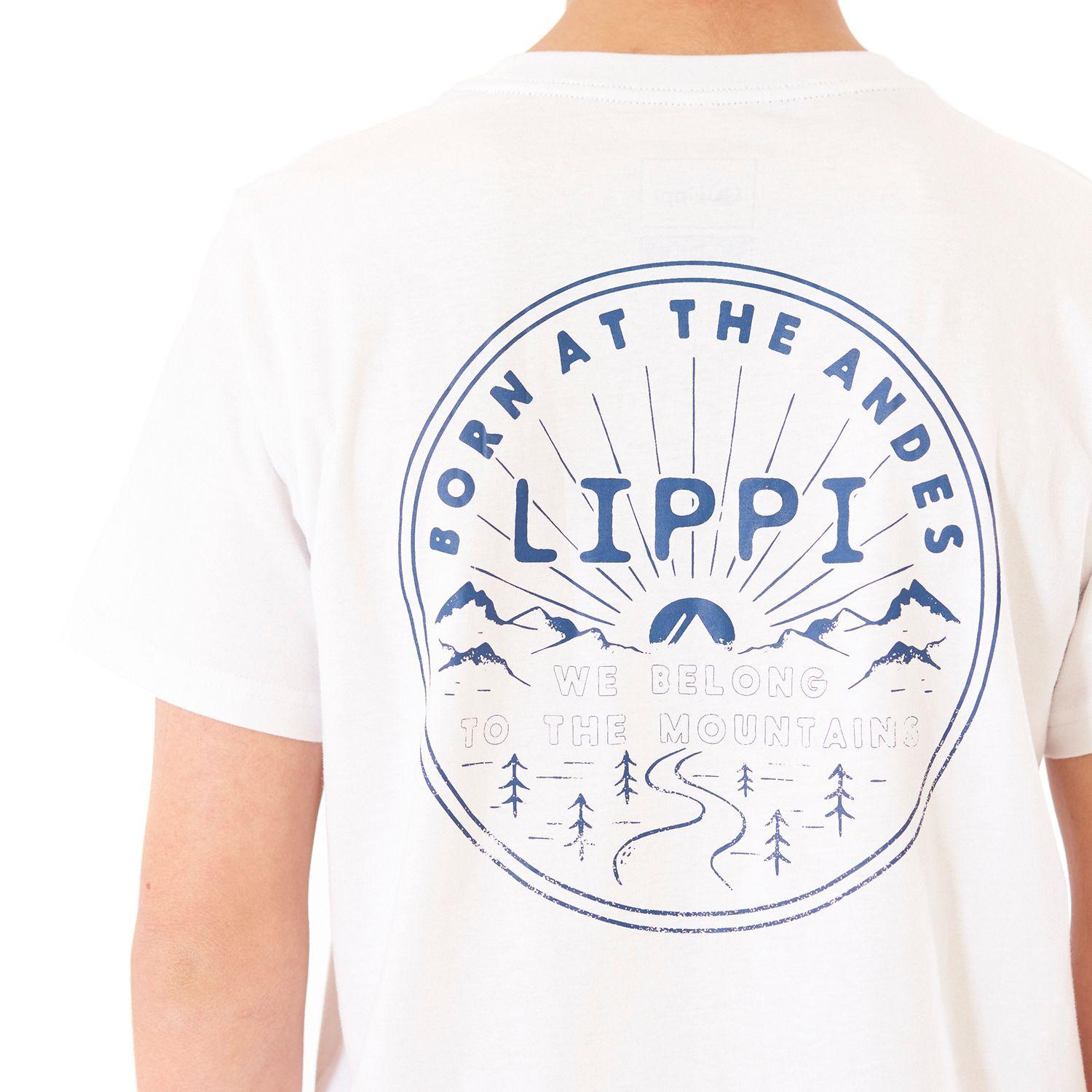 Polera Teen Boy Mountain UV-Stop T-Shirt Blanco Lippi-5