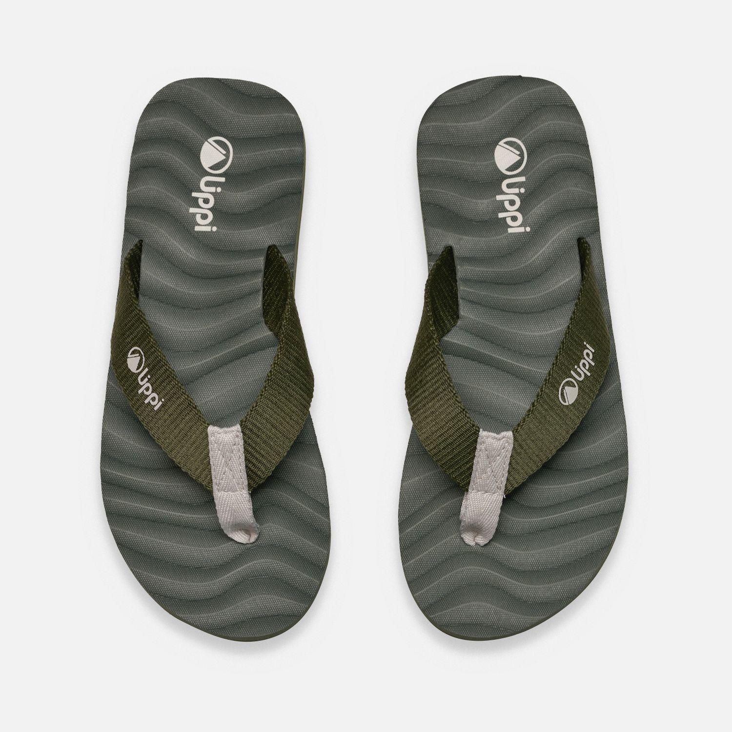 Sandalia Hombre Bora Verde Musgo Lippi-3