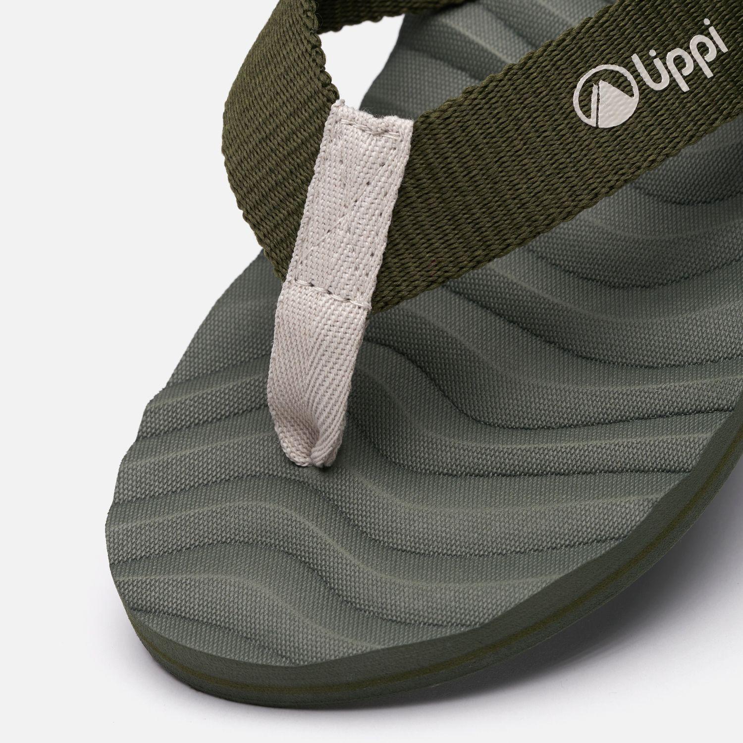 Sandalia Hombre Bora Verde Musgo Lippi-4