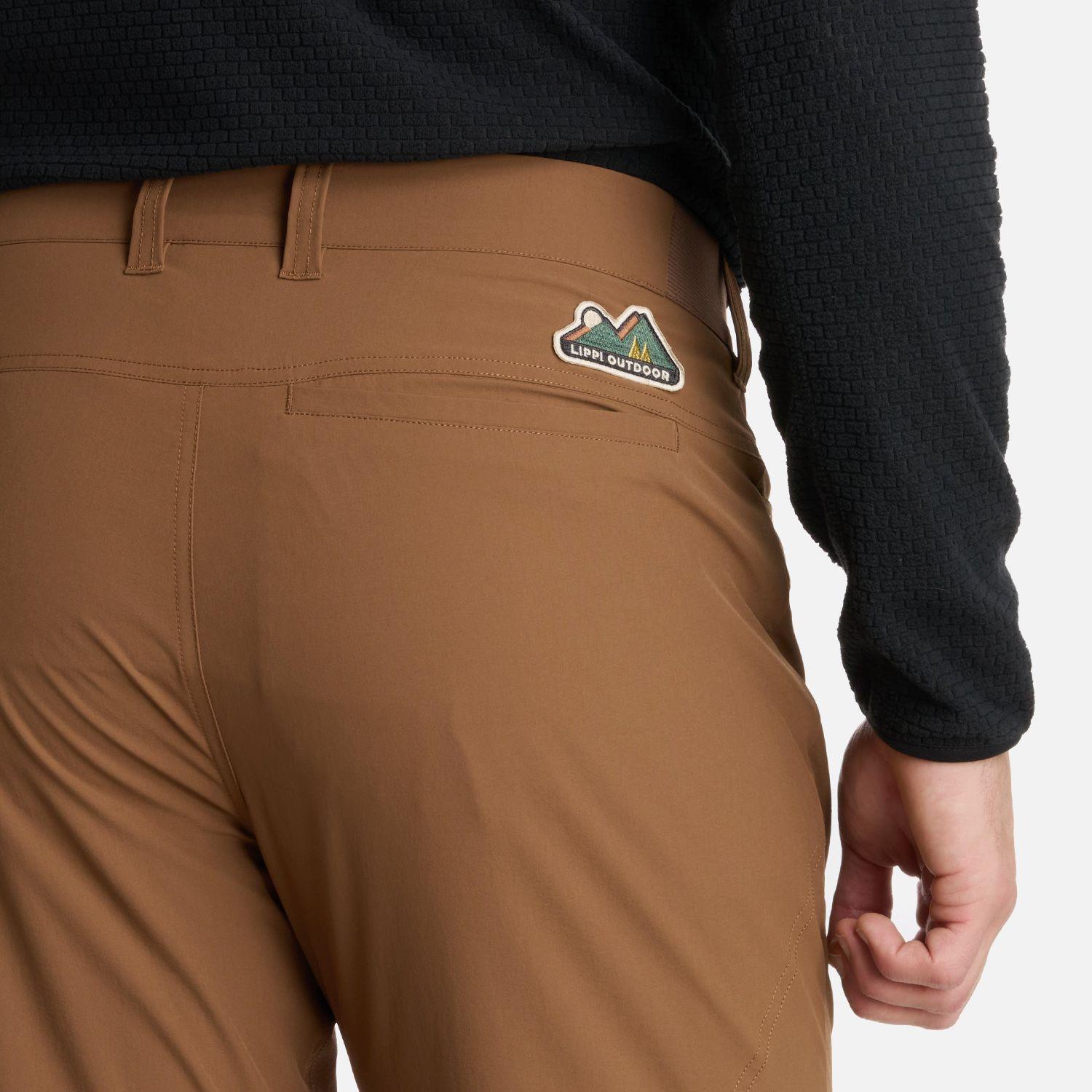 Pantalón Hombre Lennox Q-Dry Mix-2 Pants Café Lippi I25-4