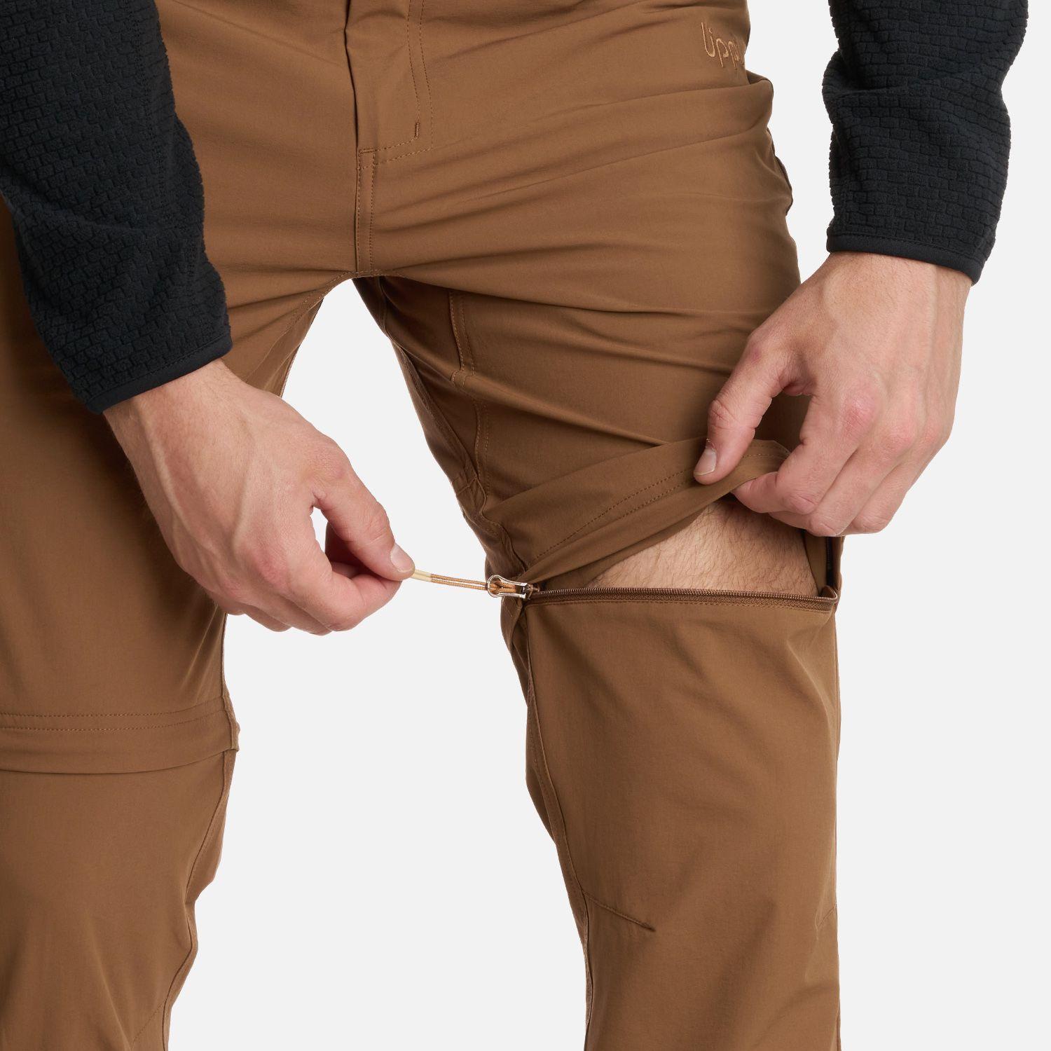 Pantalón Hombre Lennox Q-Dry Mix-2 Pants Café Lippi I25-5