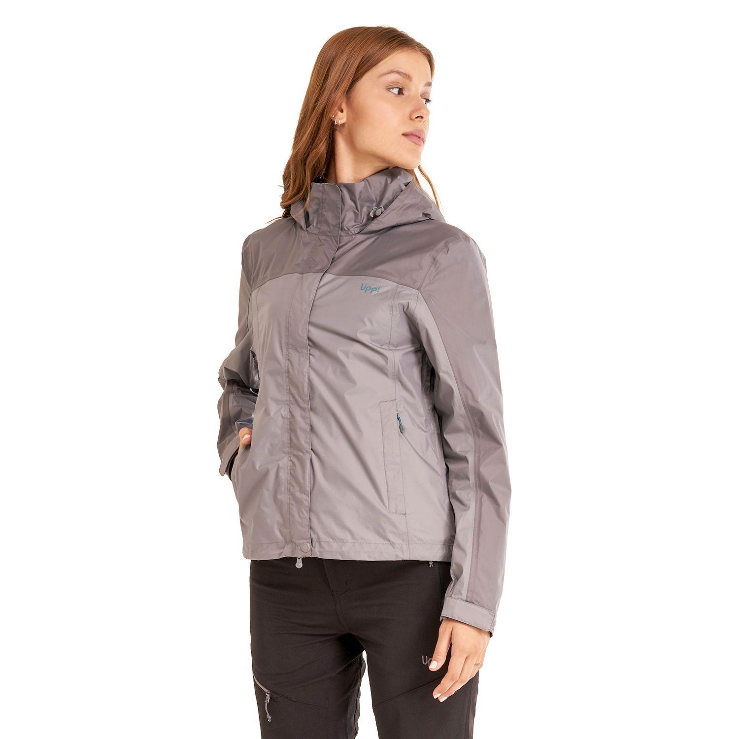 Chaqueta Mujer Abyss B-Dry Hoody Jacket Gris Medio Lippi-2