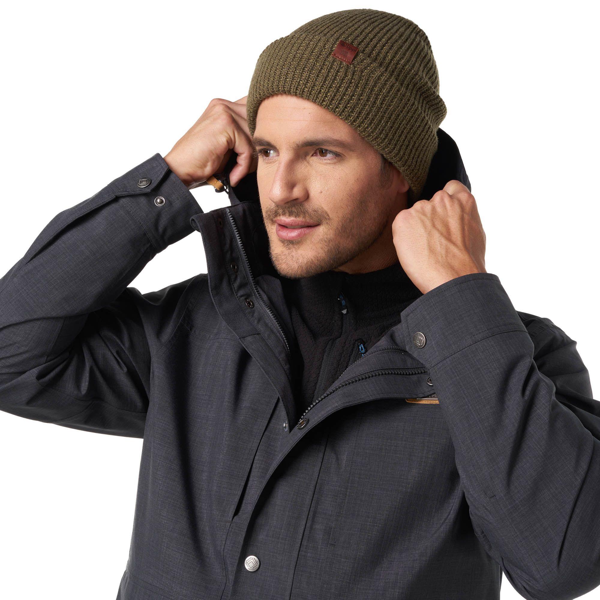 Chaqueta Hombre Nalca Fusion-3 Hoody Jacket Azul Noche / Verde Oscuro Lippi-7