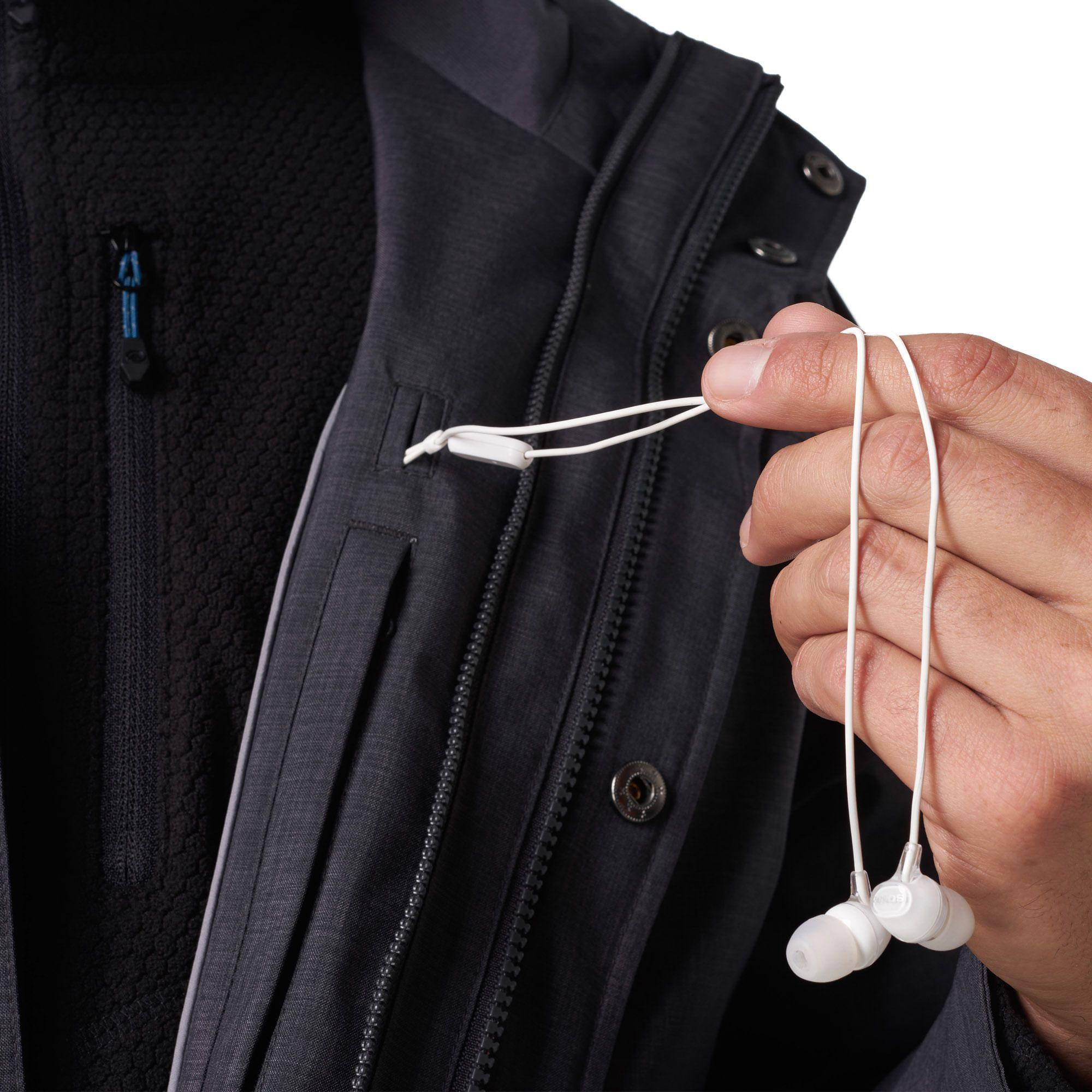 Chaqueta Hombre Nalca Fusion-3 Hoody Jacket Azul Noche / Verde Oscuro Lippi-9