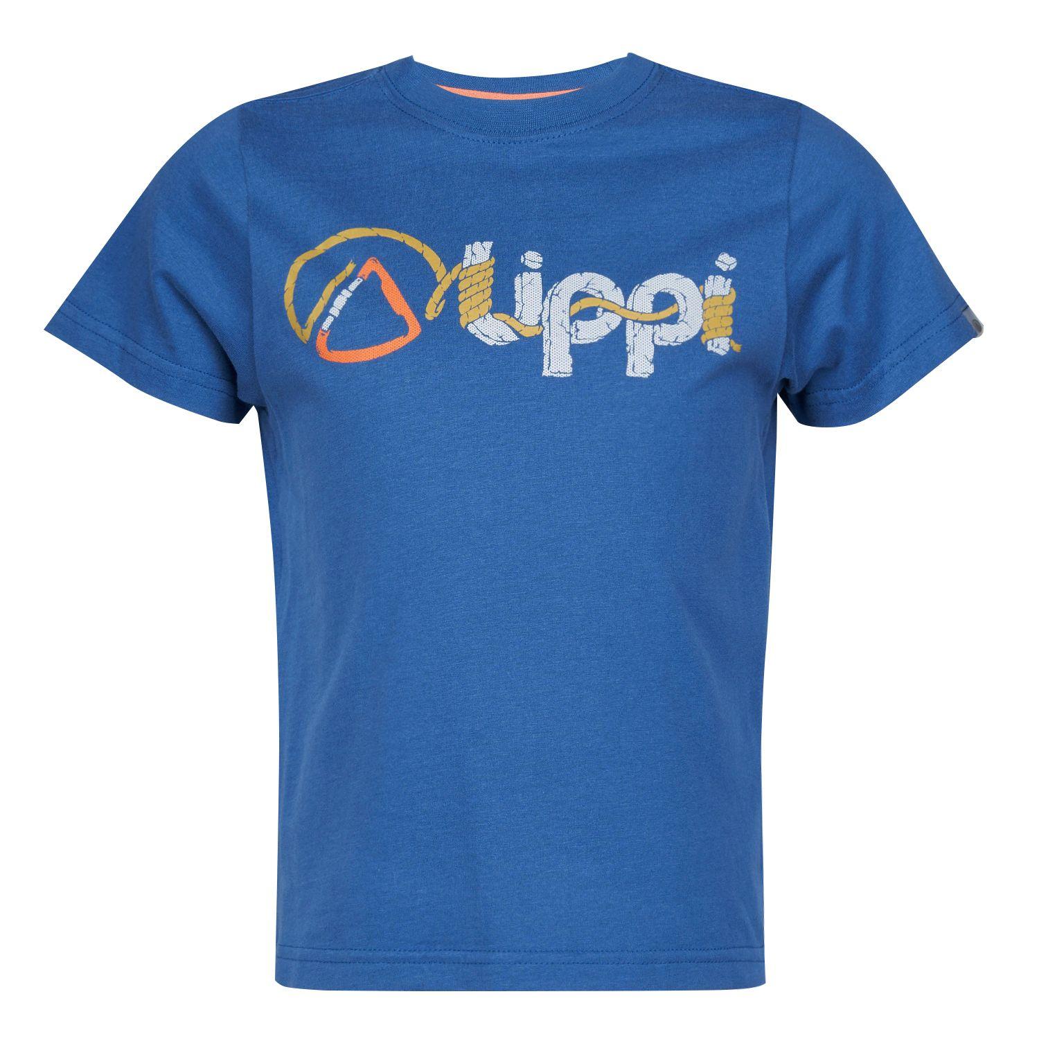 Polera Niño Logo Lippi UV-Stop T-Shirt Azul Lippi V21-0