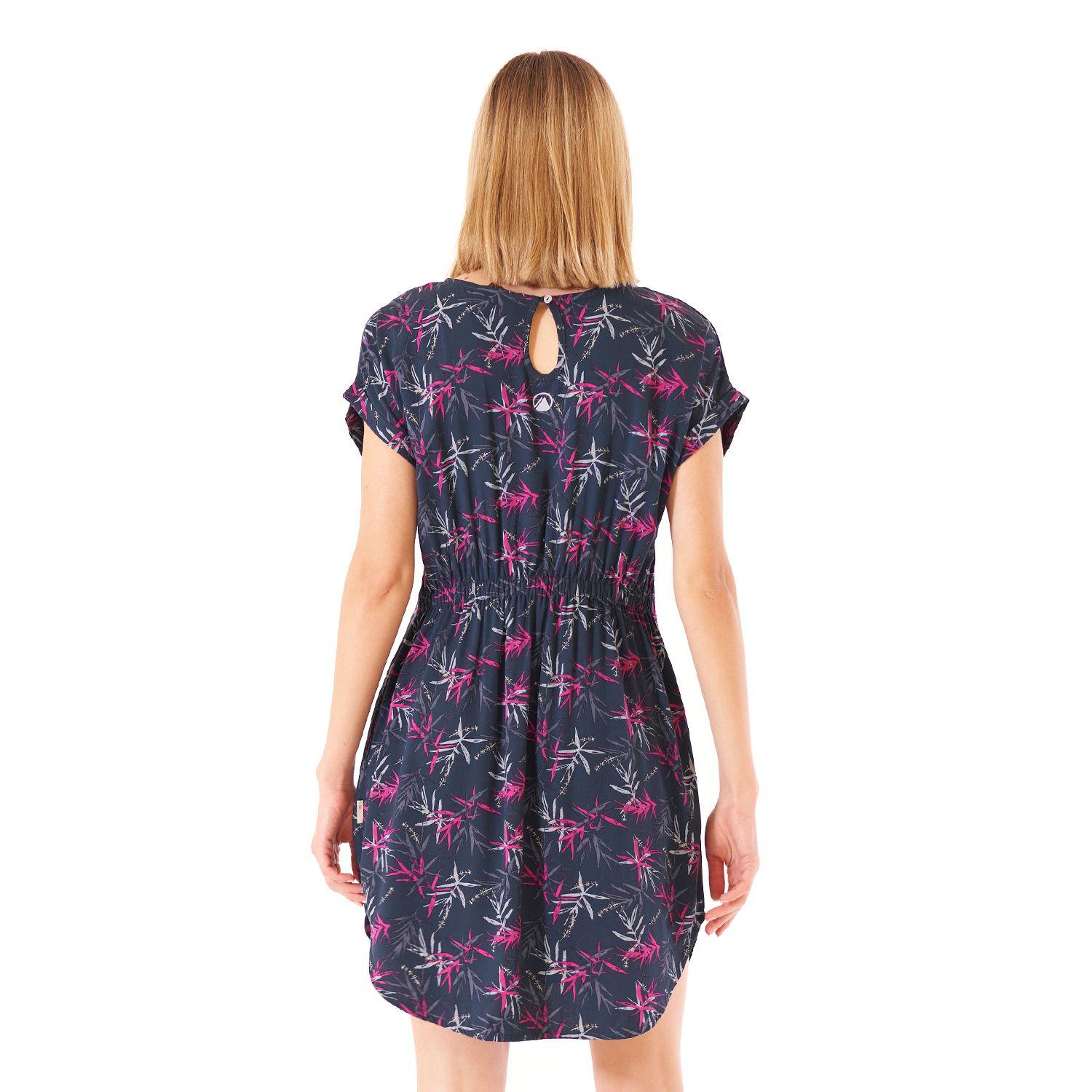 Vestido Mujer Sheer Dress Print Azul Noche Lippi-7