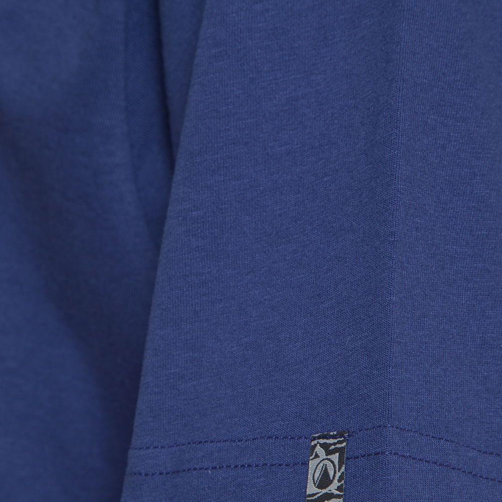 Polera Hombre Ulmo Cotton UV-Stop T-Shirt Azul Oscuro Lippi V18-5