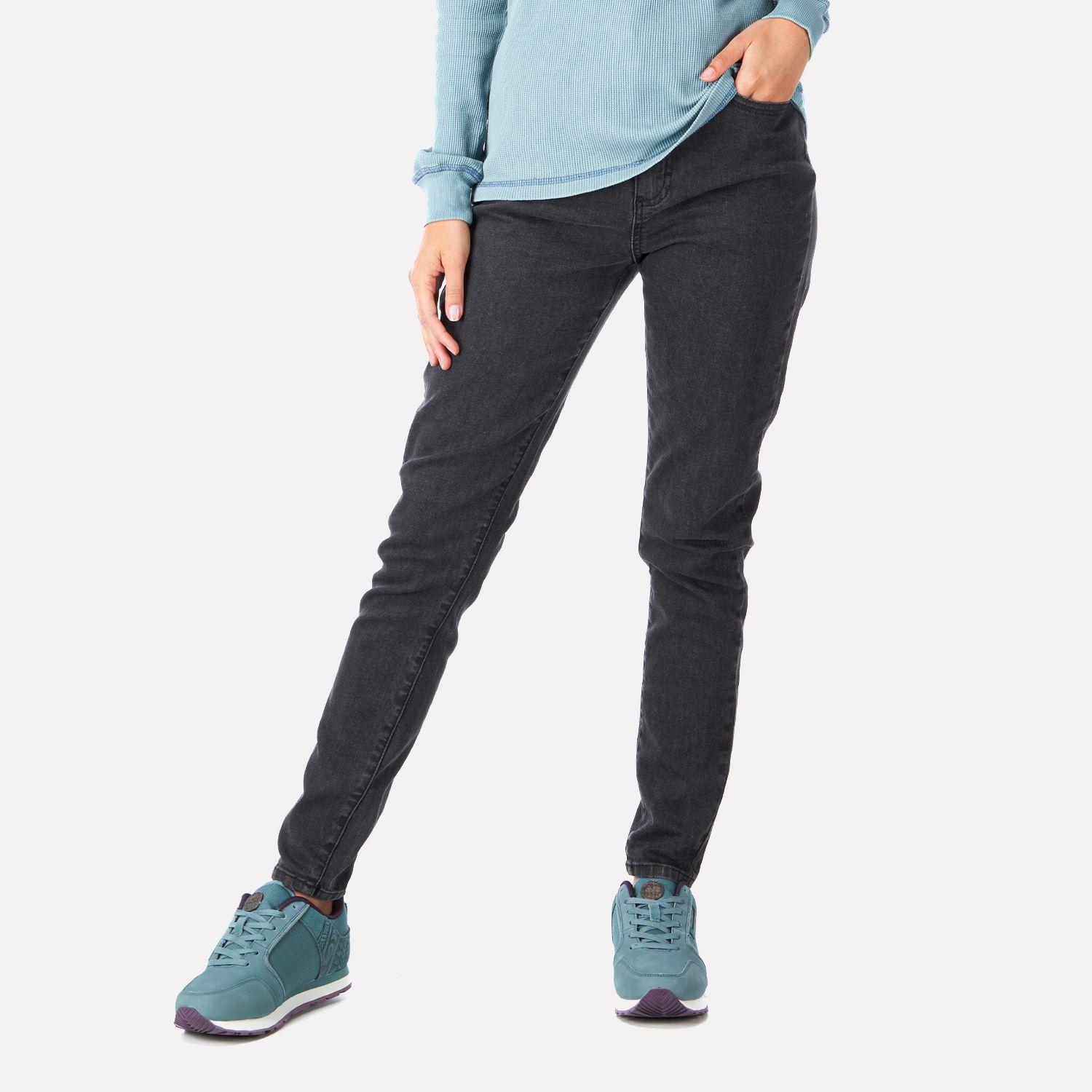 Pantalon Mujer Jeans con Gin Negro Haka Honu I22-1