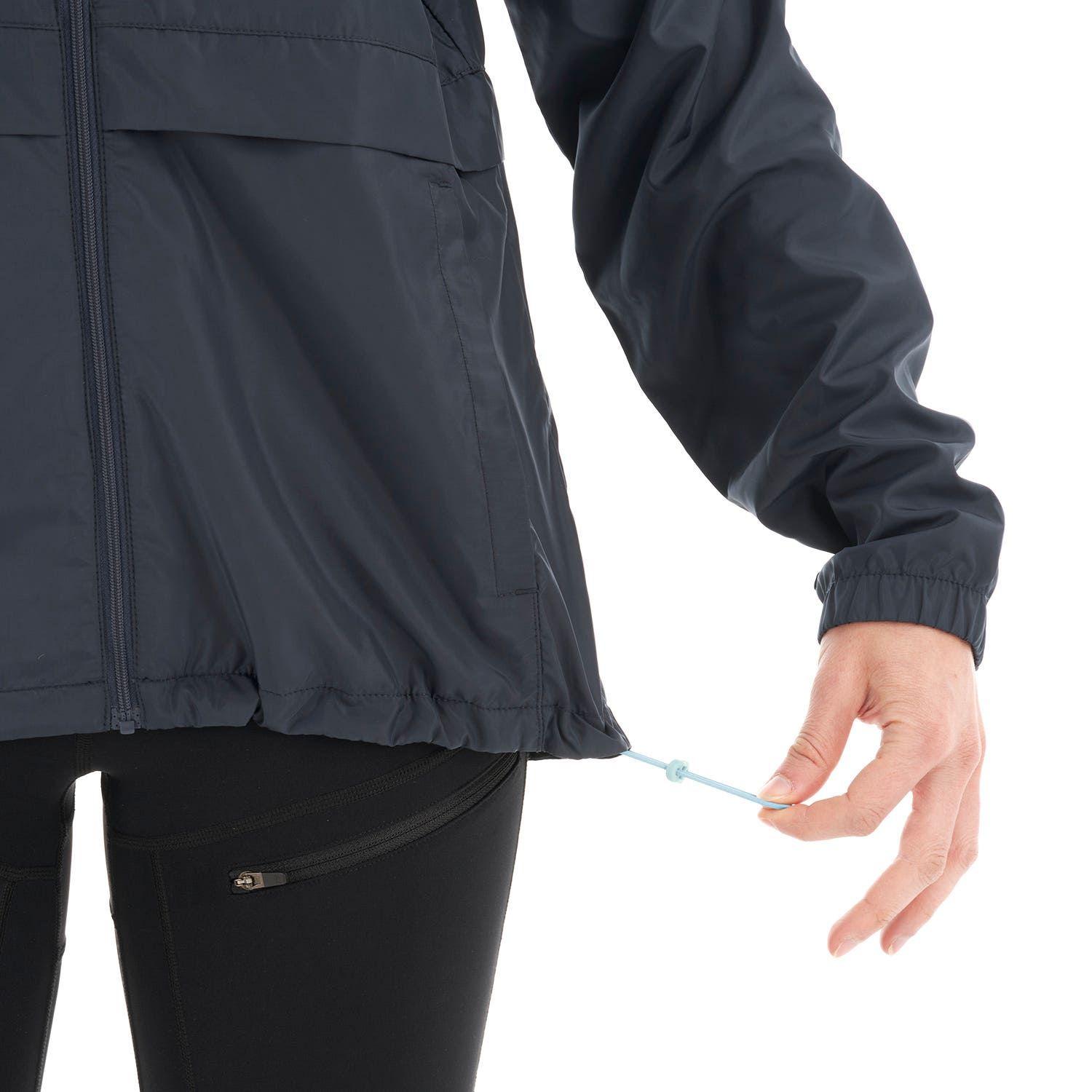 Chaqueta Mujer Nightfall WindBreaker Hoody Jacket Azul Piedra Lippi-9