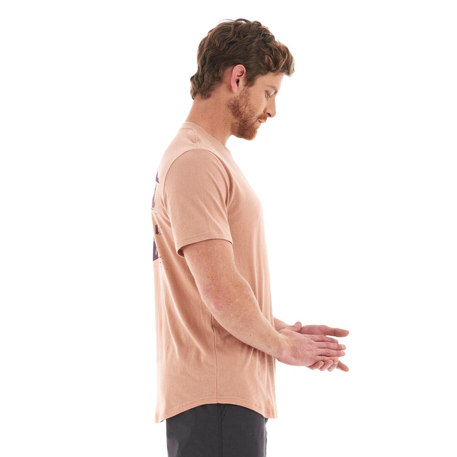 Polera Hombre Road Trip UV-Stop T-Shirt Camel Lippi-3