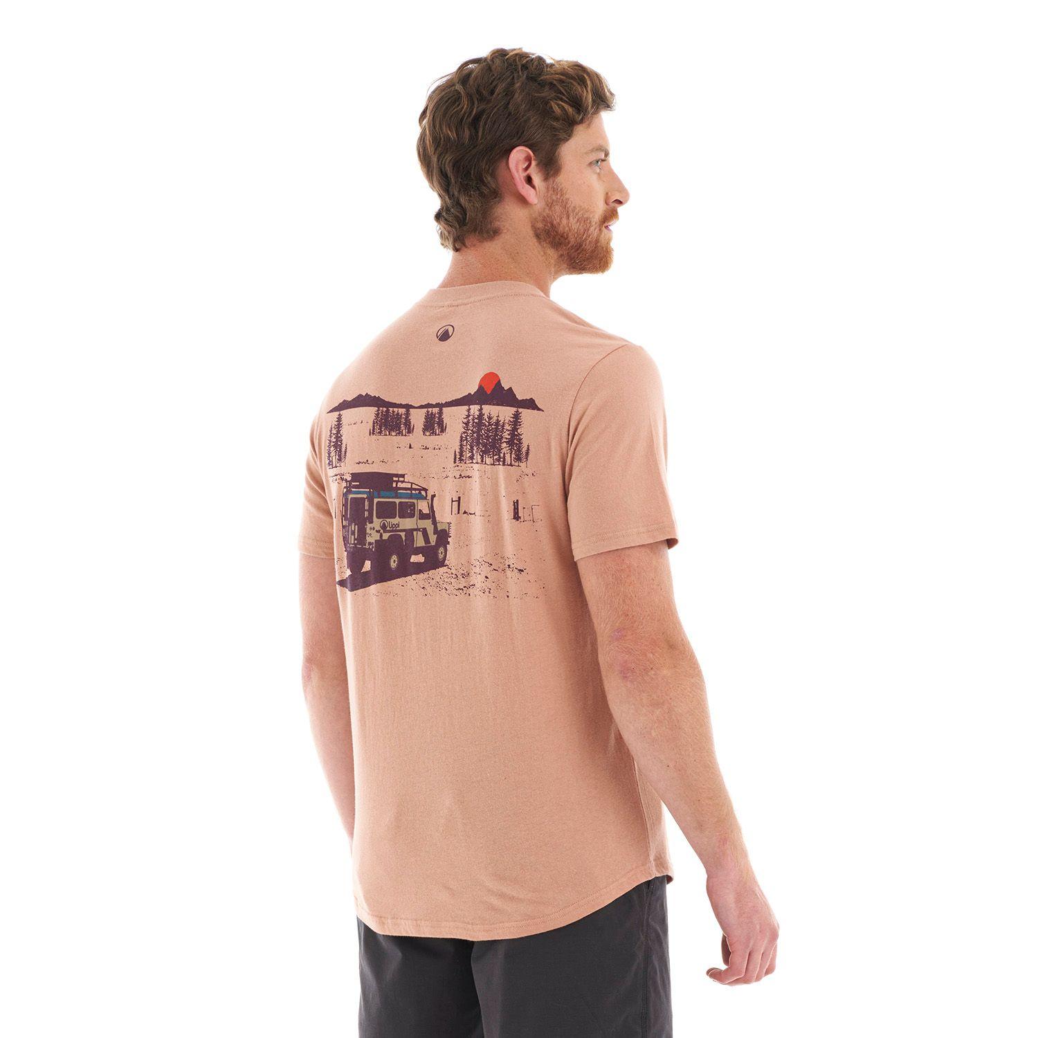 Polera Hombre Road Trip UV-Stop T-Shirt Camel Lippi-4