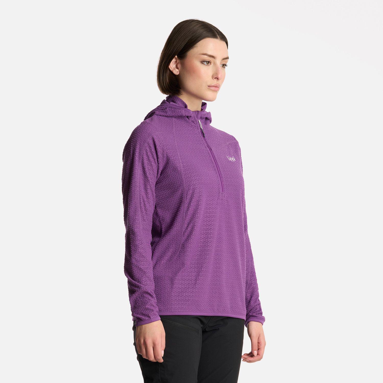 Polerón Mujer Jacaranda Nano-F 14 Zip Hoody Violeta Lippi-1