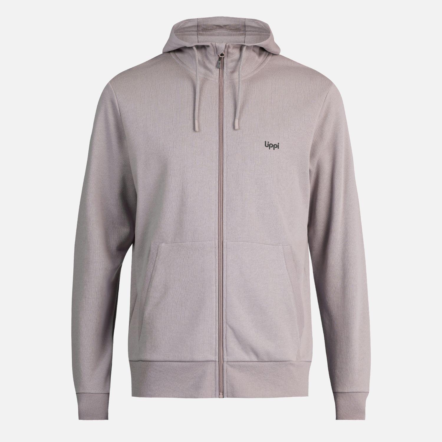 Poleron Hombre Ulmo Full Zip Hoody Sweatshirt Malva Lippi-0
